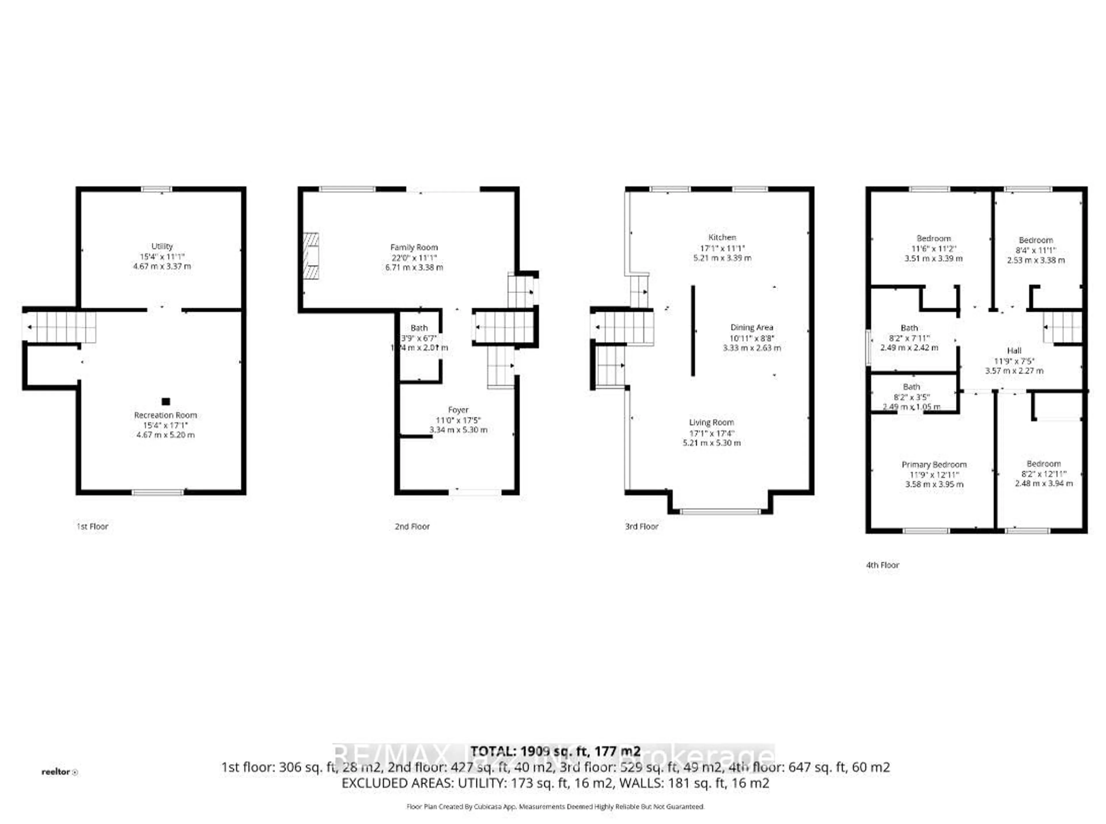 Floor plan for 50 Oakdale Dr, Oshawa Ontario L1H 6X1