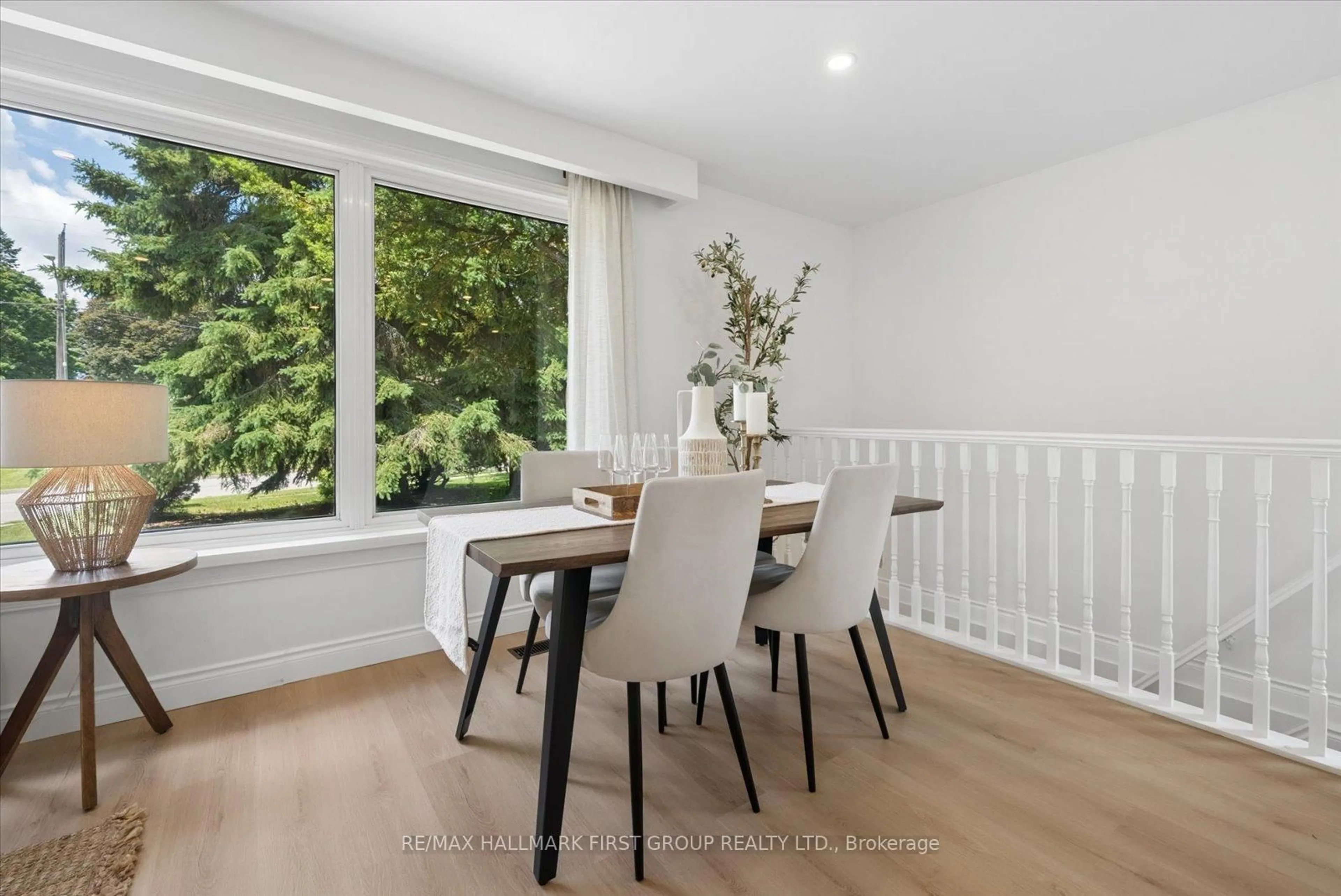 Dining room, wood/laminate floor for 37 Hiley Ave, Ajax Ontario L1S 6H4