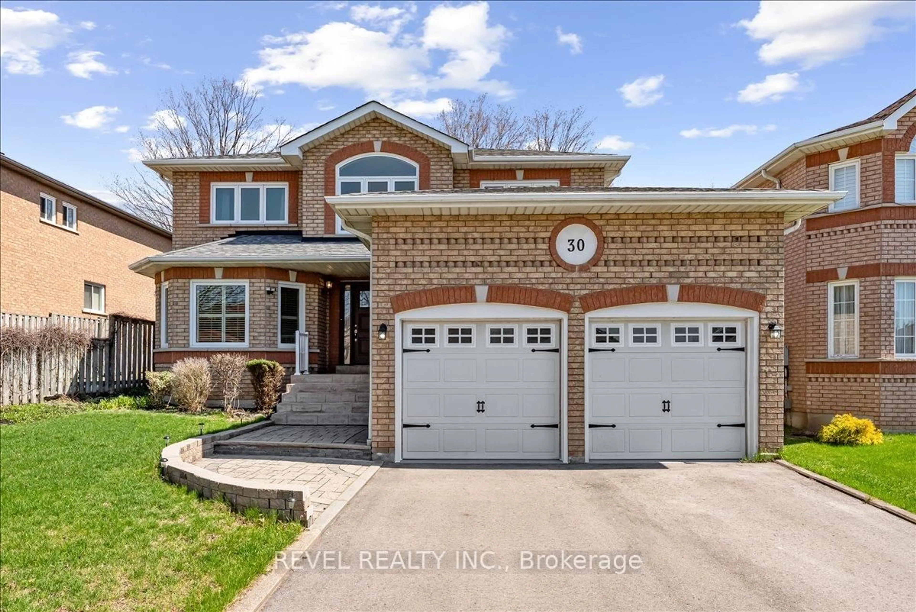 Home with brick exterior material, street for 30 Linderwood Dr, Toronto Ontario M1C 3P8