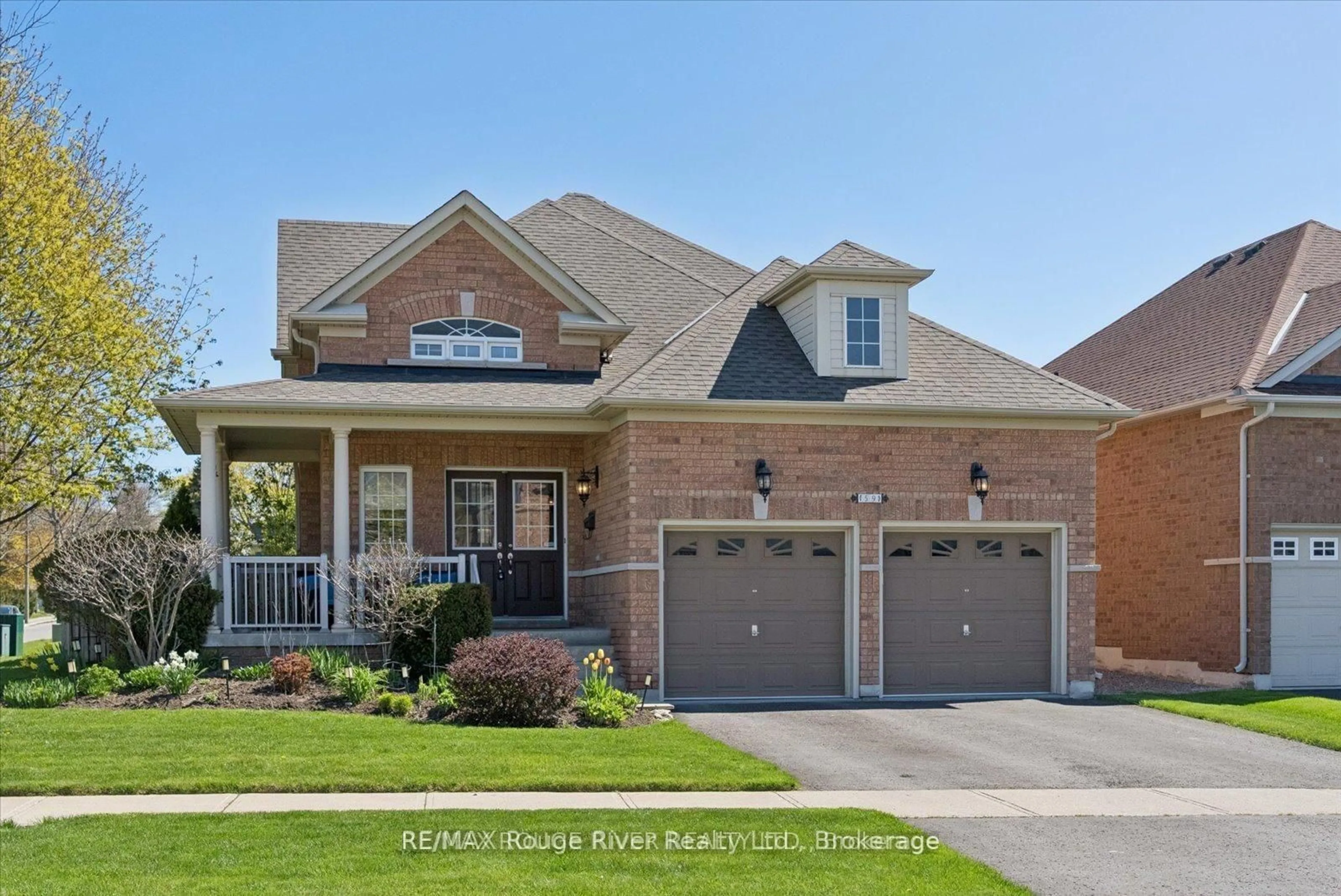 Home with brick exterior material, street for 59 Alfred Shrubb Lane, Clarington Ontario L1C 0B1