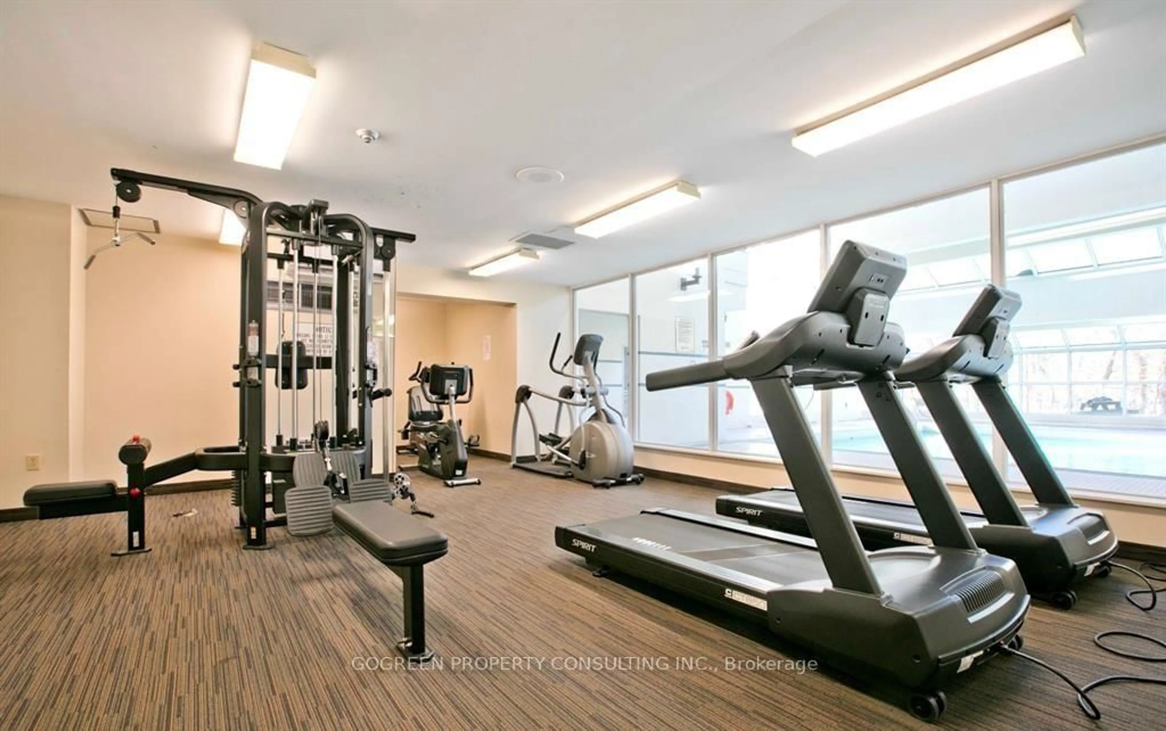 Gym or fitness room for 3050 Ellesmere Rd #602, Toronto Ontario M1E 5E6