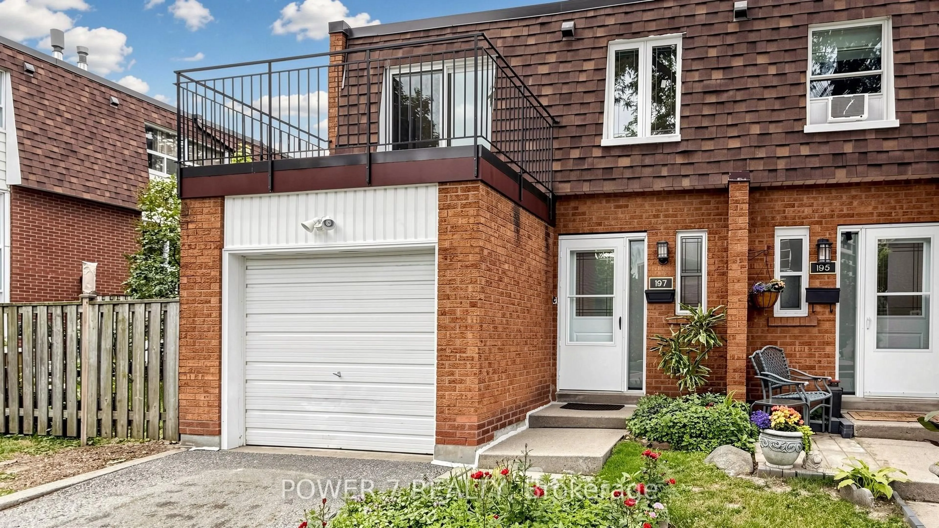 Home with brick exterior material, street for 197 Bridletowne Circ #197, Toronto Ontario M1W 2H6