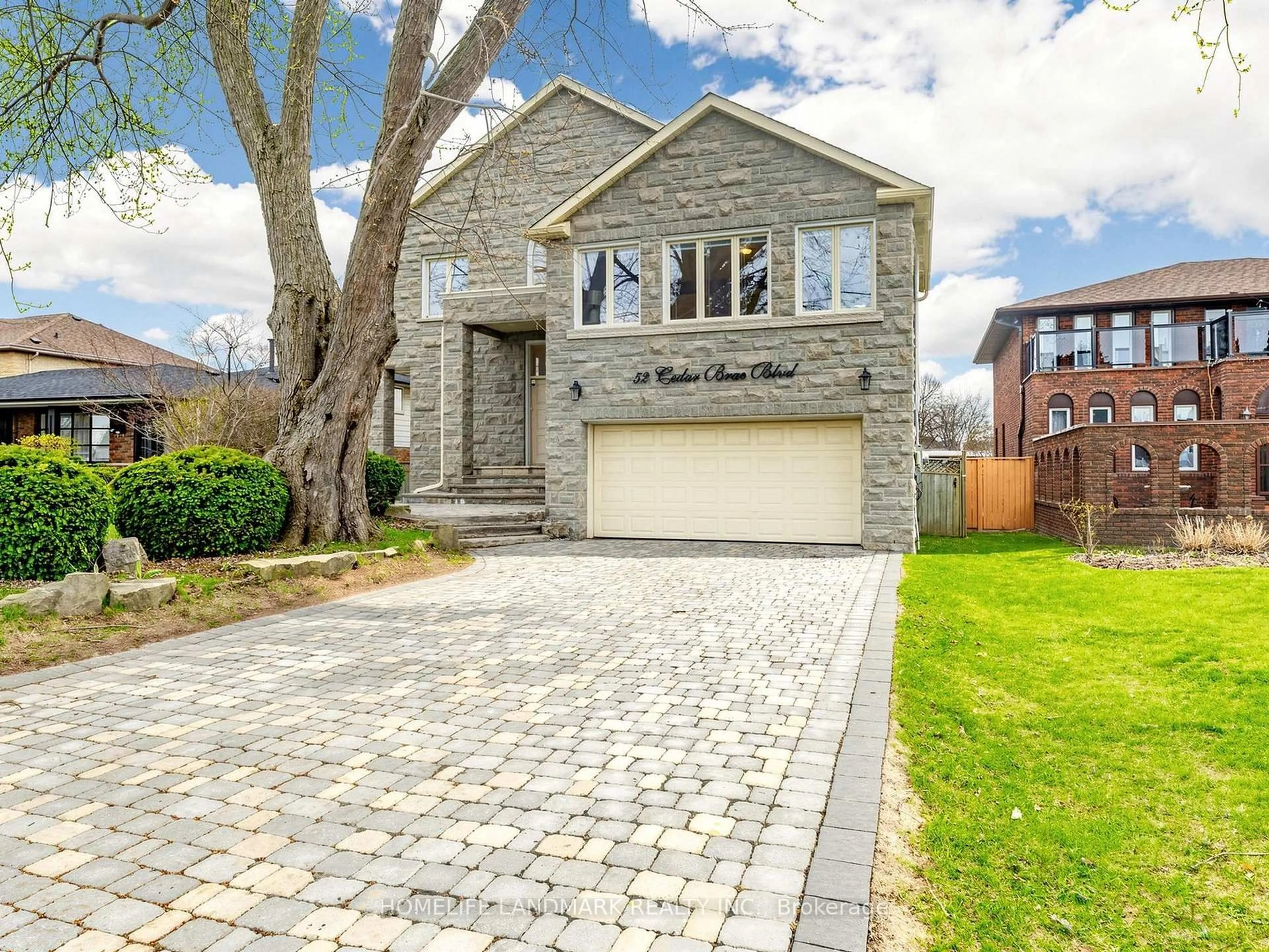 Home with brick exterior material, street for 52 Cedar Brae Blvd, Toronto Ontario M1J 2K5
