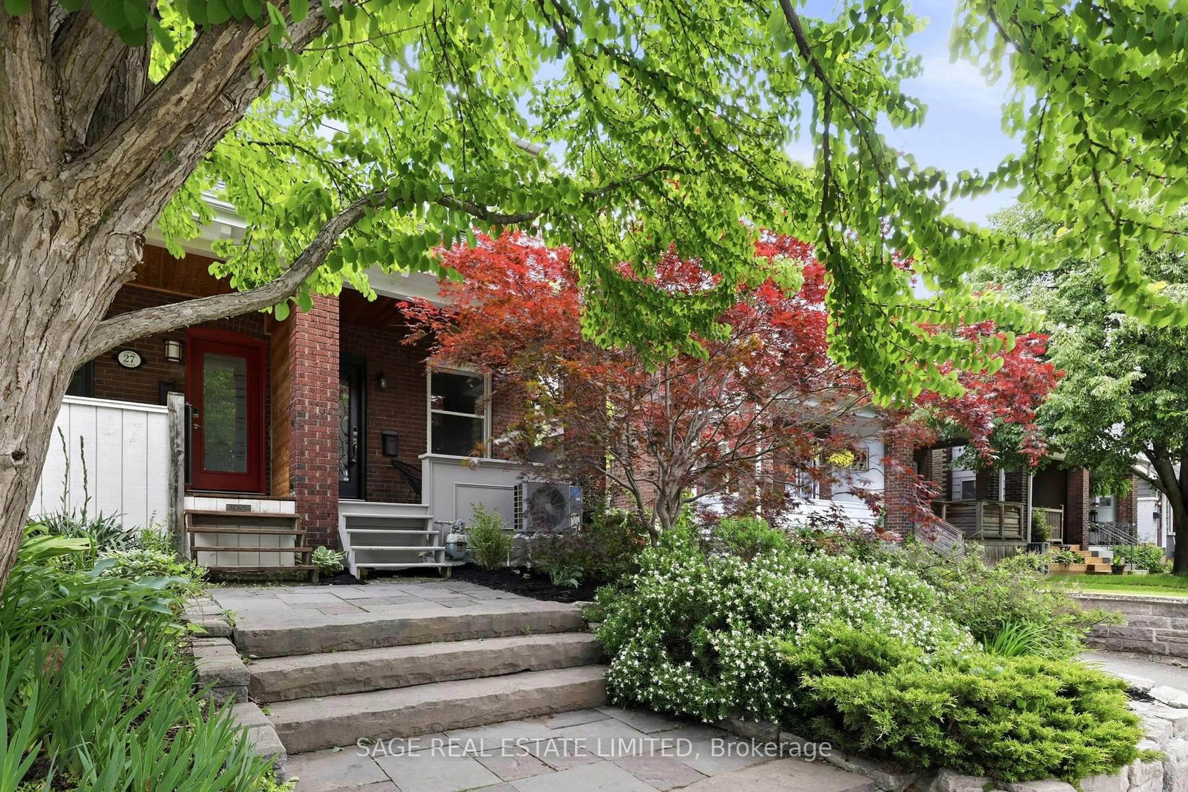 Home with brick exterior material, street for 25 Lawlor Ave, Toronto Ontario M4E 3L8