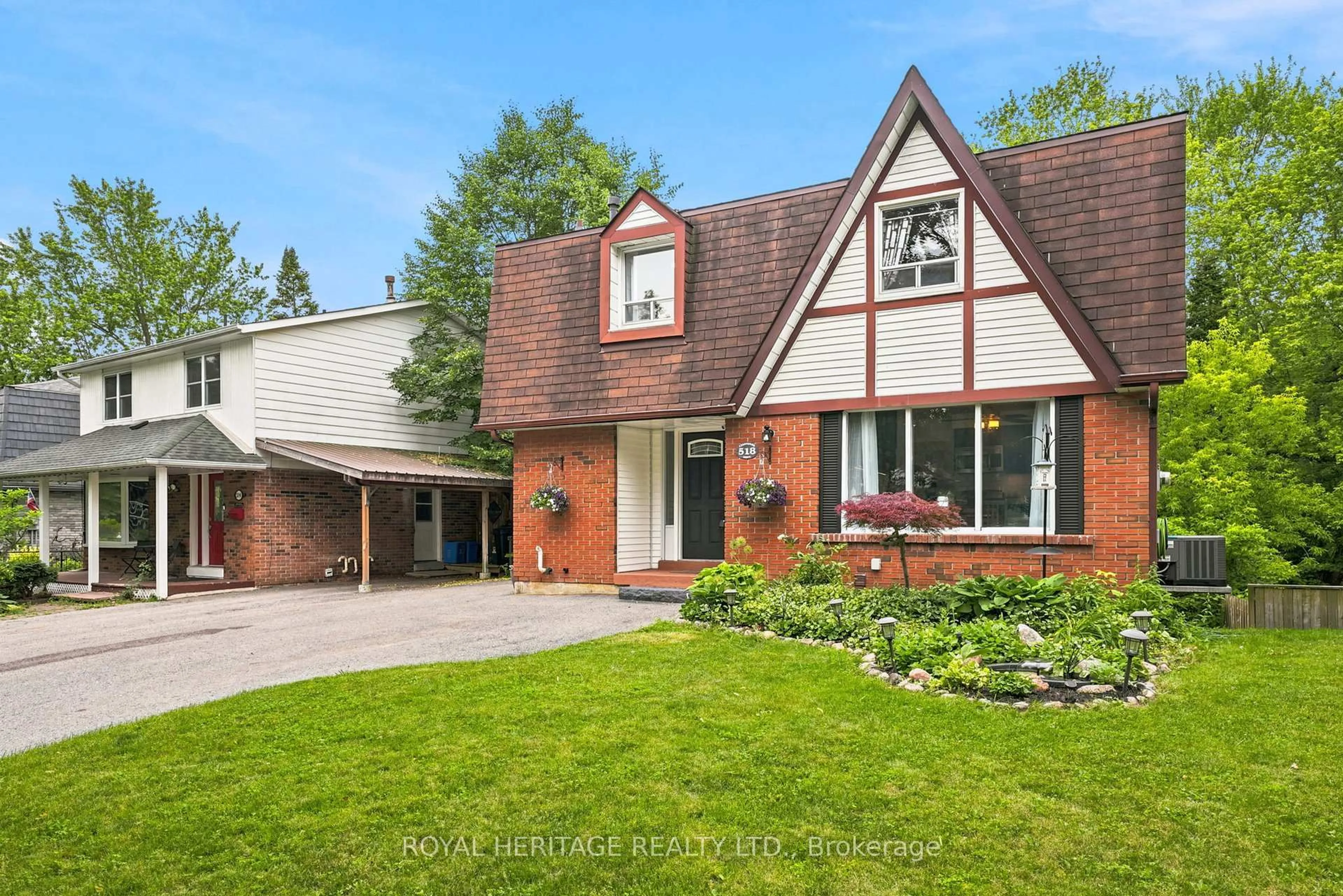 Home with brick exterior material, street for 518 Crestwood Dr, Oshawa Ontario L1G 2R5