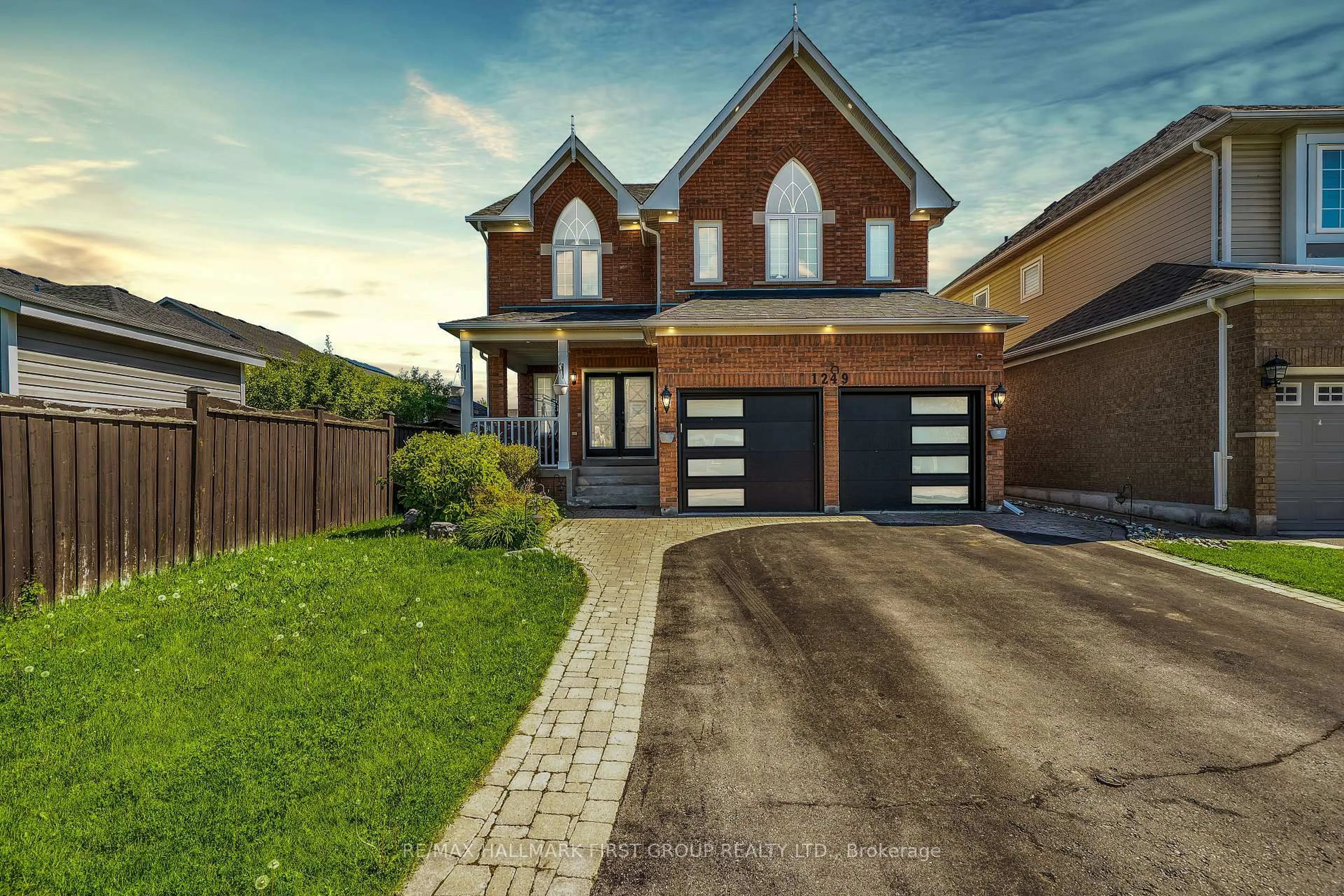 Home with brick exterior material, street for 1249 Leacock Crt, Oshawa Ontario L1K 2R3