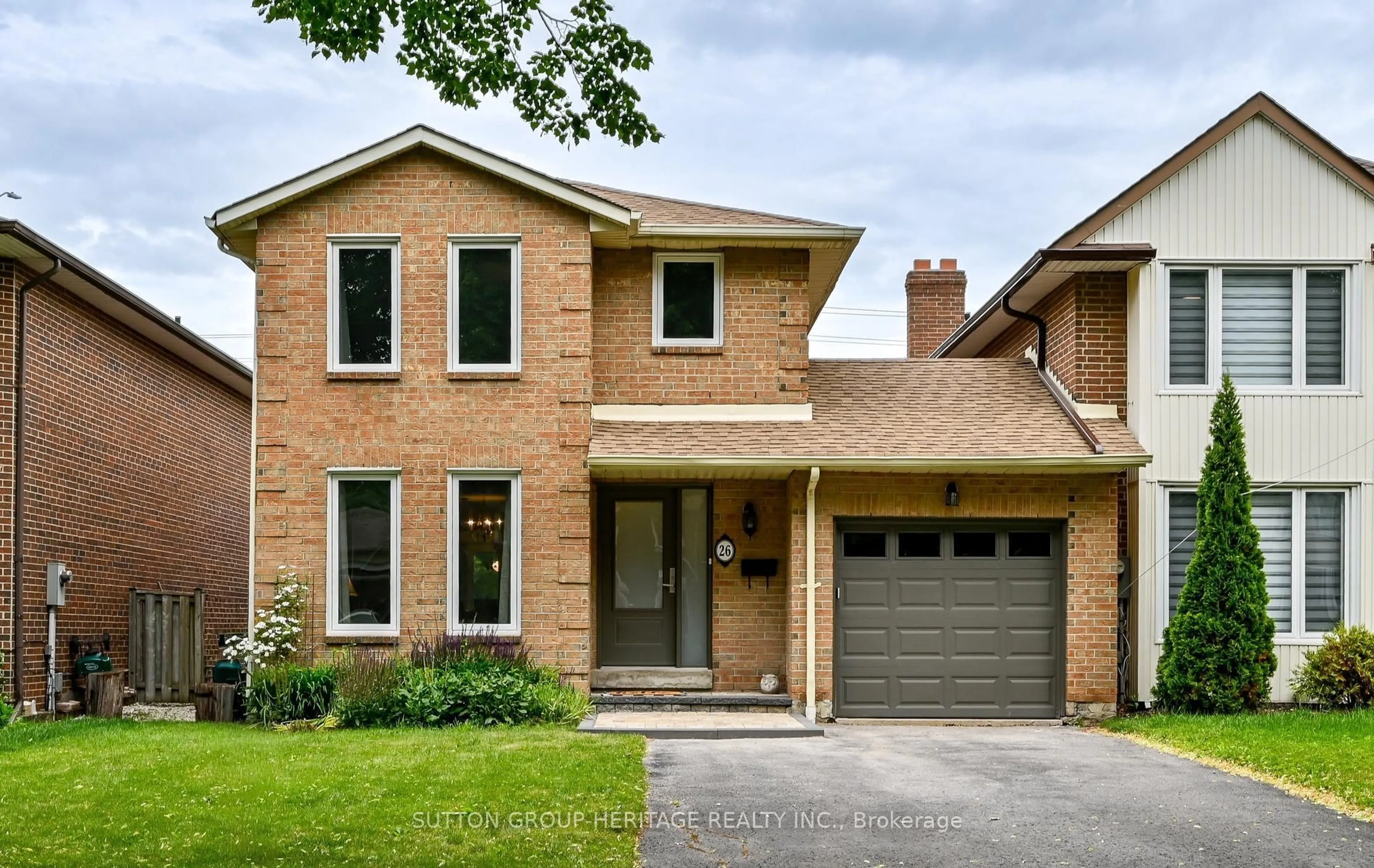 Home with brick exterior material, street for 26 Fearn Cres, Ajax Ontario L1S 5L6