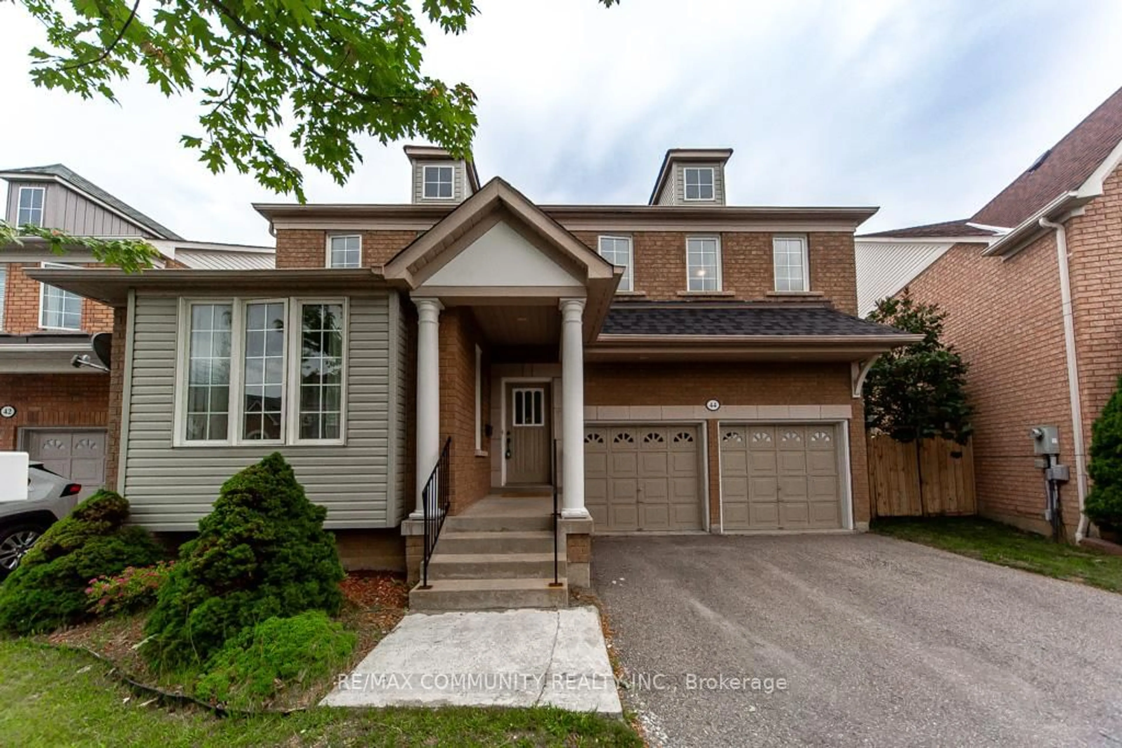 Home with brick exterior material, street for 44 Haskell Ave, Ajax Ontario L1T 4Y8