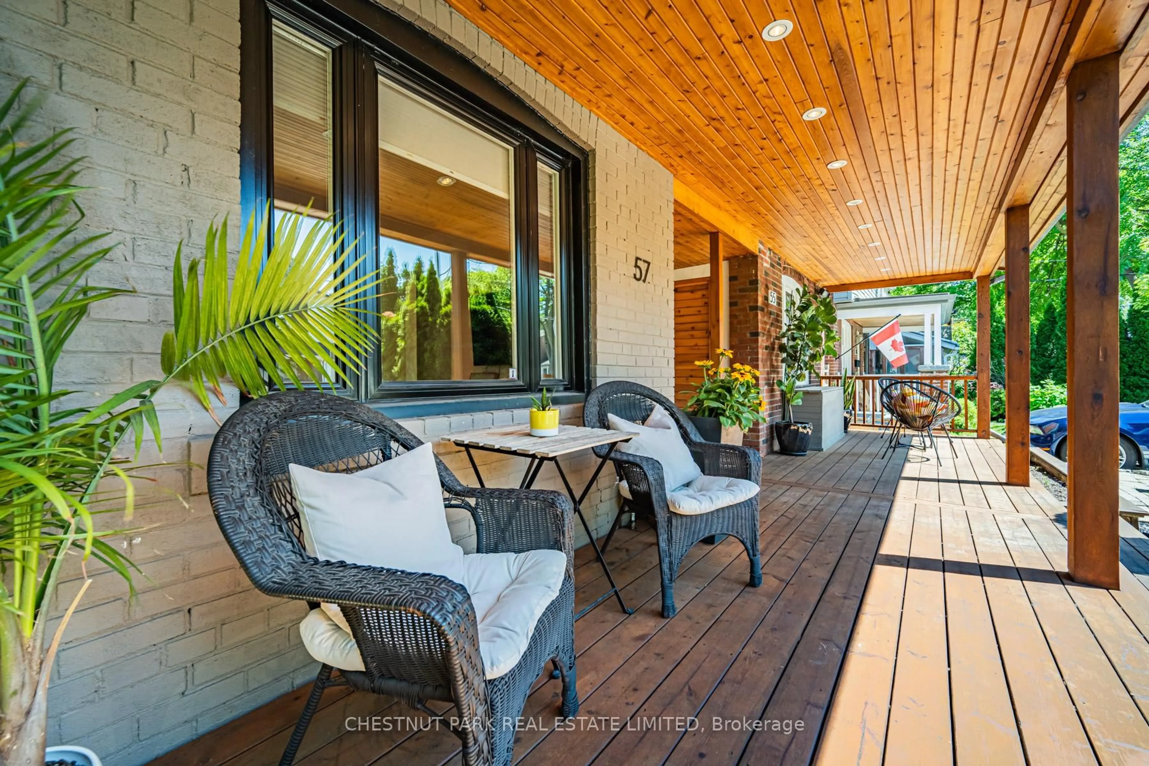 Patio, street for 57 Billings Ave, Toronto Ontario M4L 2S3