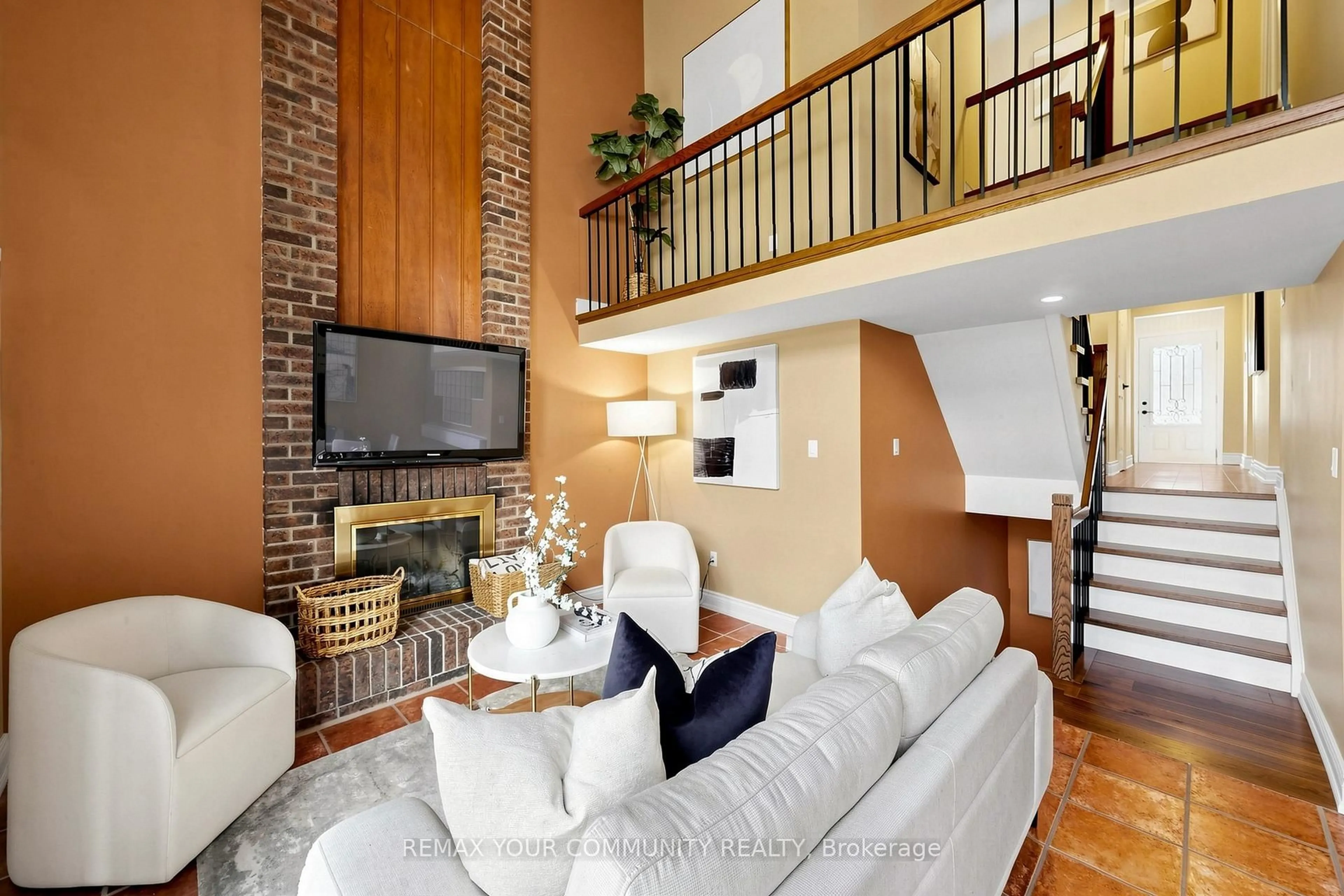 Living room with furniture, unknown for 1746 Listowell Cres, Pickering Ontario L1V 2Y3