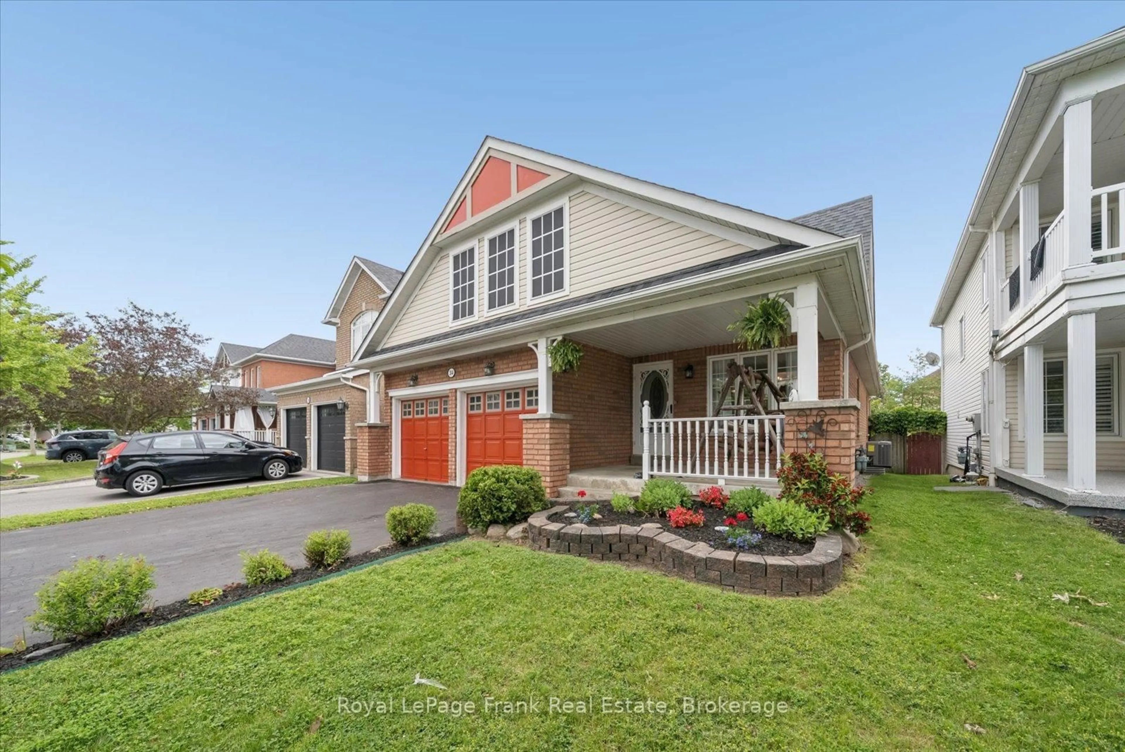 Home with brick exterior material, street for 34 Davey St, Ajax Ontario L1Z 1L2