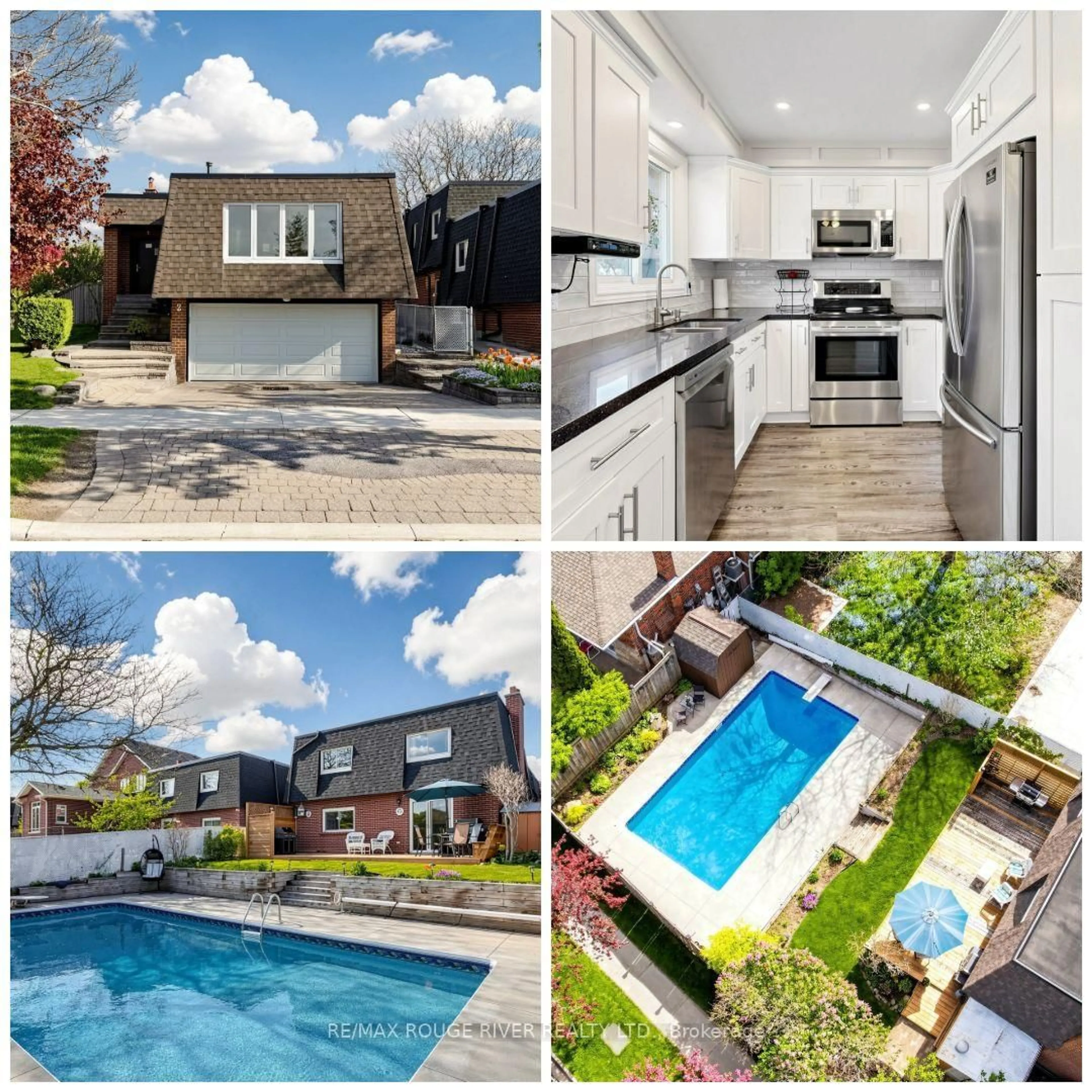 A pic from outside/outdoor area/front of a property/back of a property/a pic from drone, street for 2 McGrath Crt, Toronto Ontario M1C 3B5