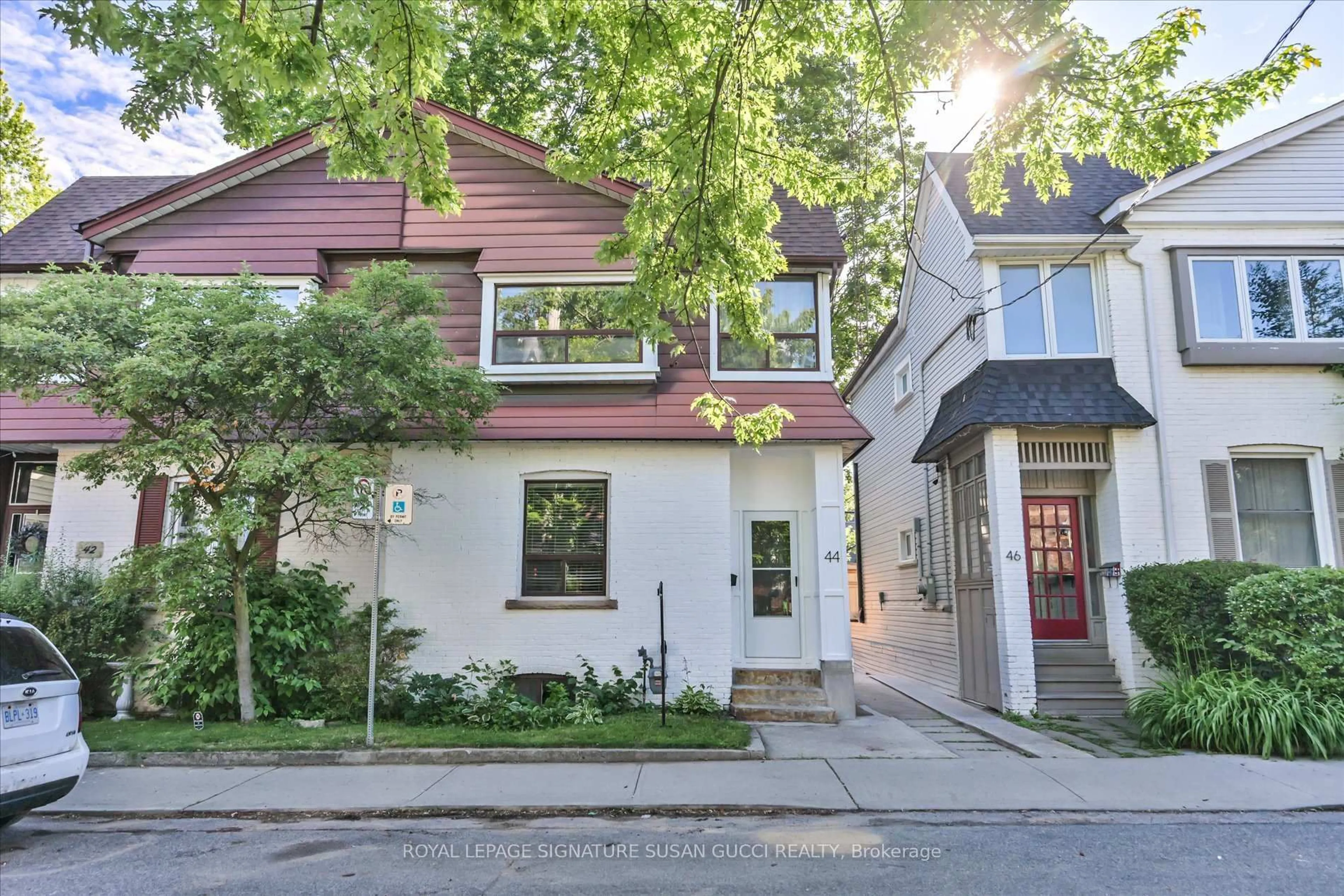 Home with brick exterior material, street for 44 Westlake Ave, Toronto Ontario M4C 4P8