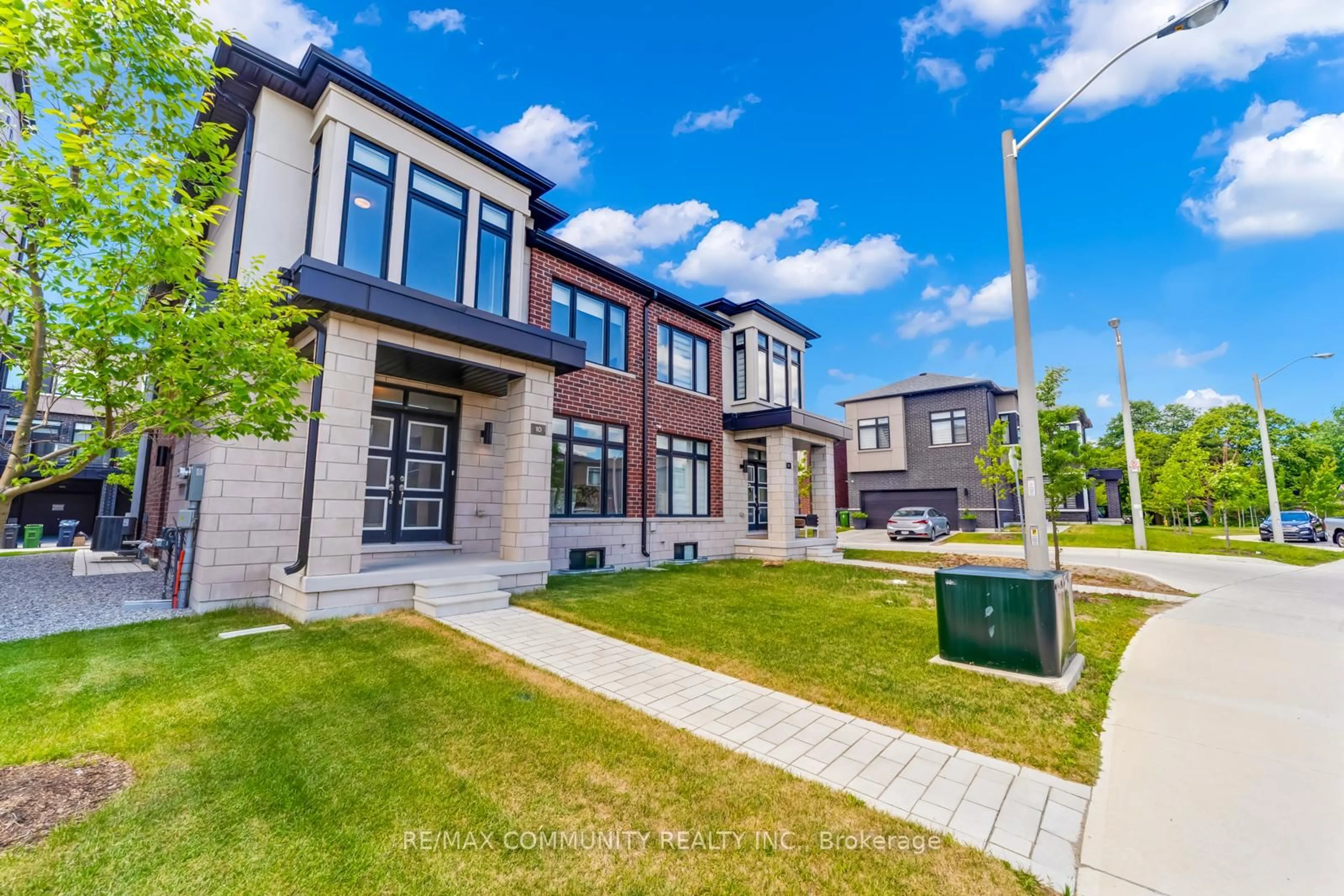 Home with brick exterior material, street for 10 Liam Foudy Crt, Toronto Ontario M1P 0G3