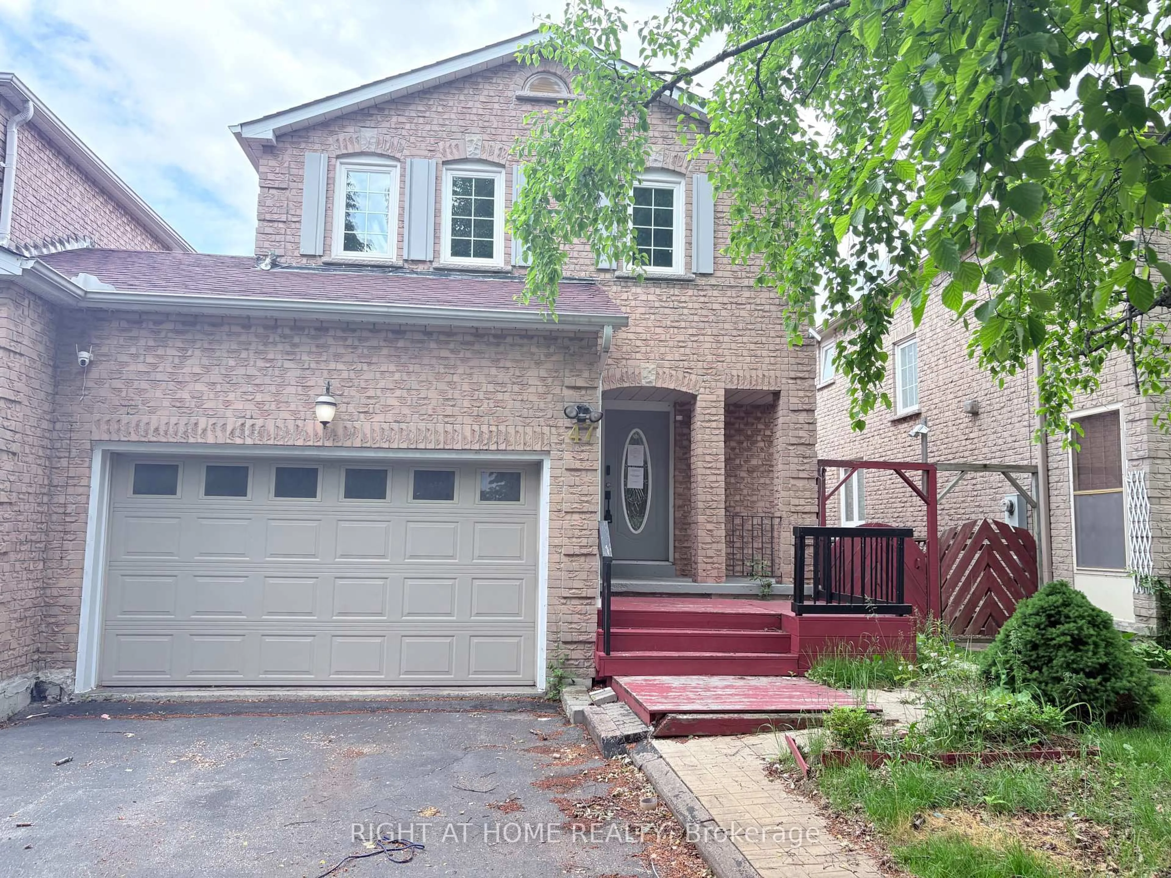 Home with brick exterior material, street for 47 Hewitt Cres, Ajax Ontario L1S 7A6