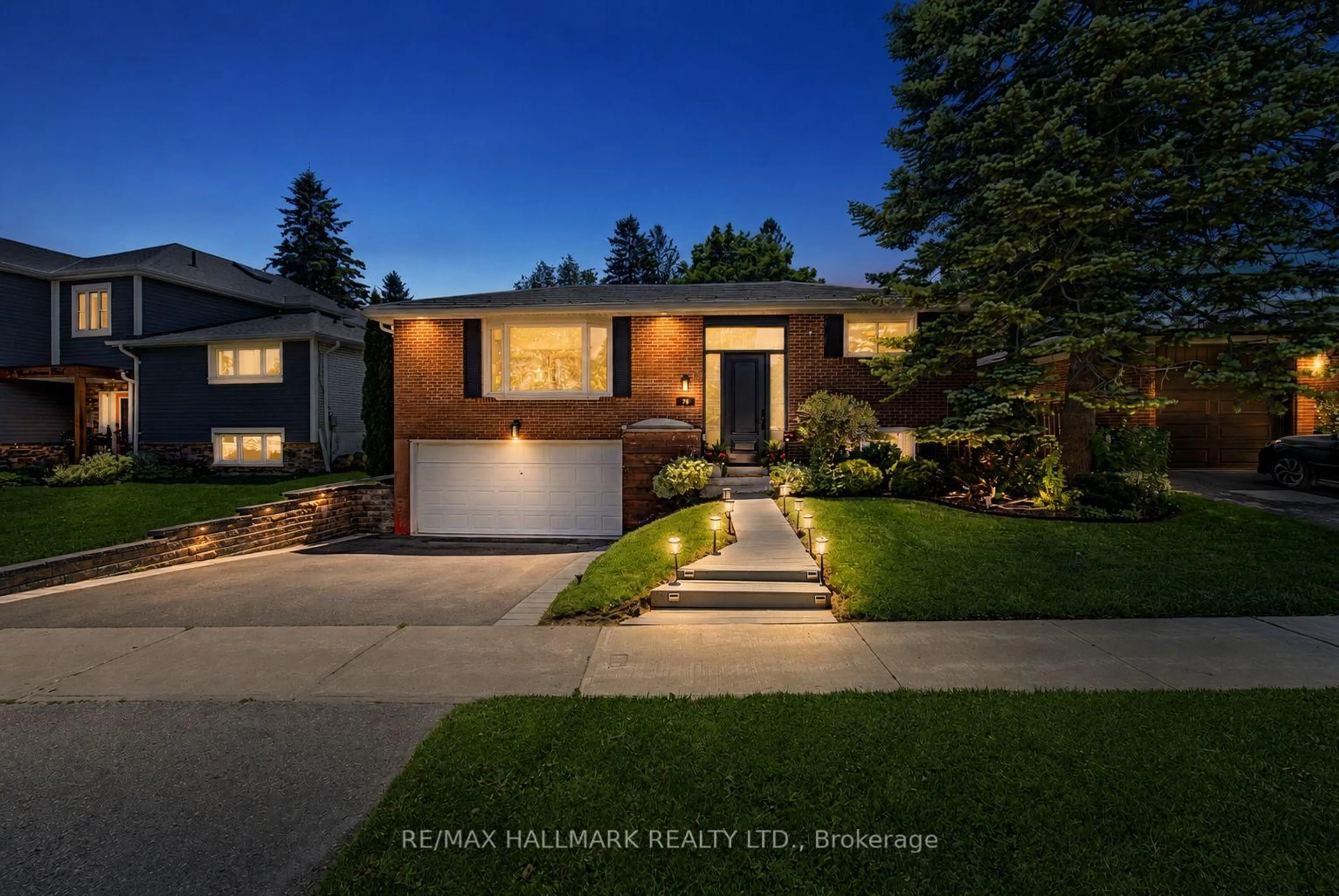 Home with brick exterior material, street for 78 Charlottetown Blvd, Toronto Ontario M1C 2C6