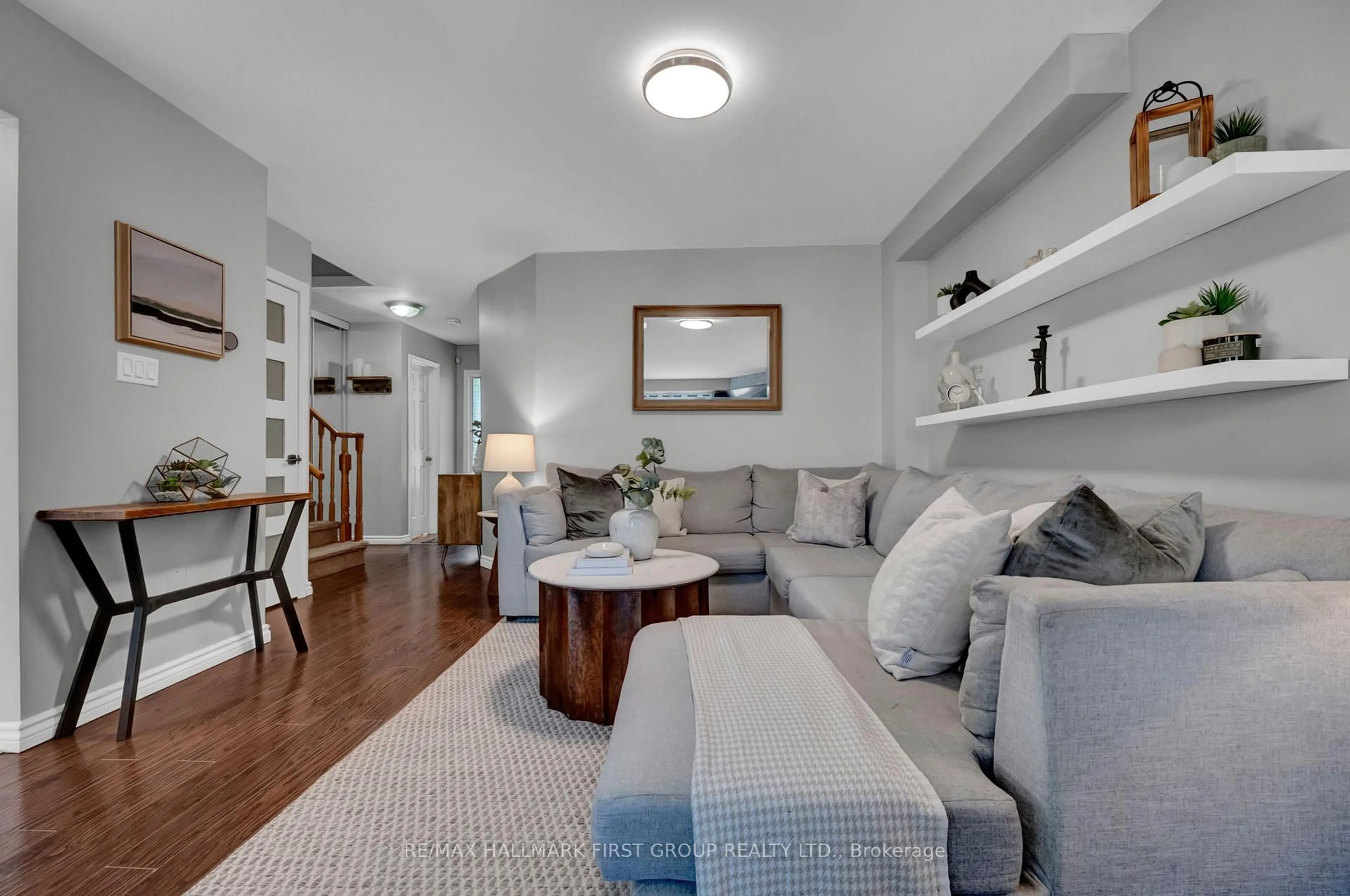 Living room with furniture, unknown for 66 Windham Cres, Clarington Ontario L1E 1Y3