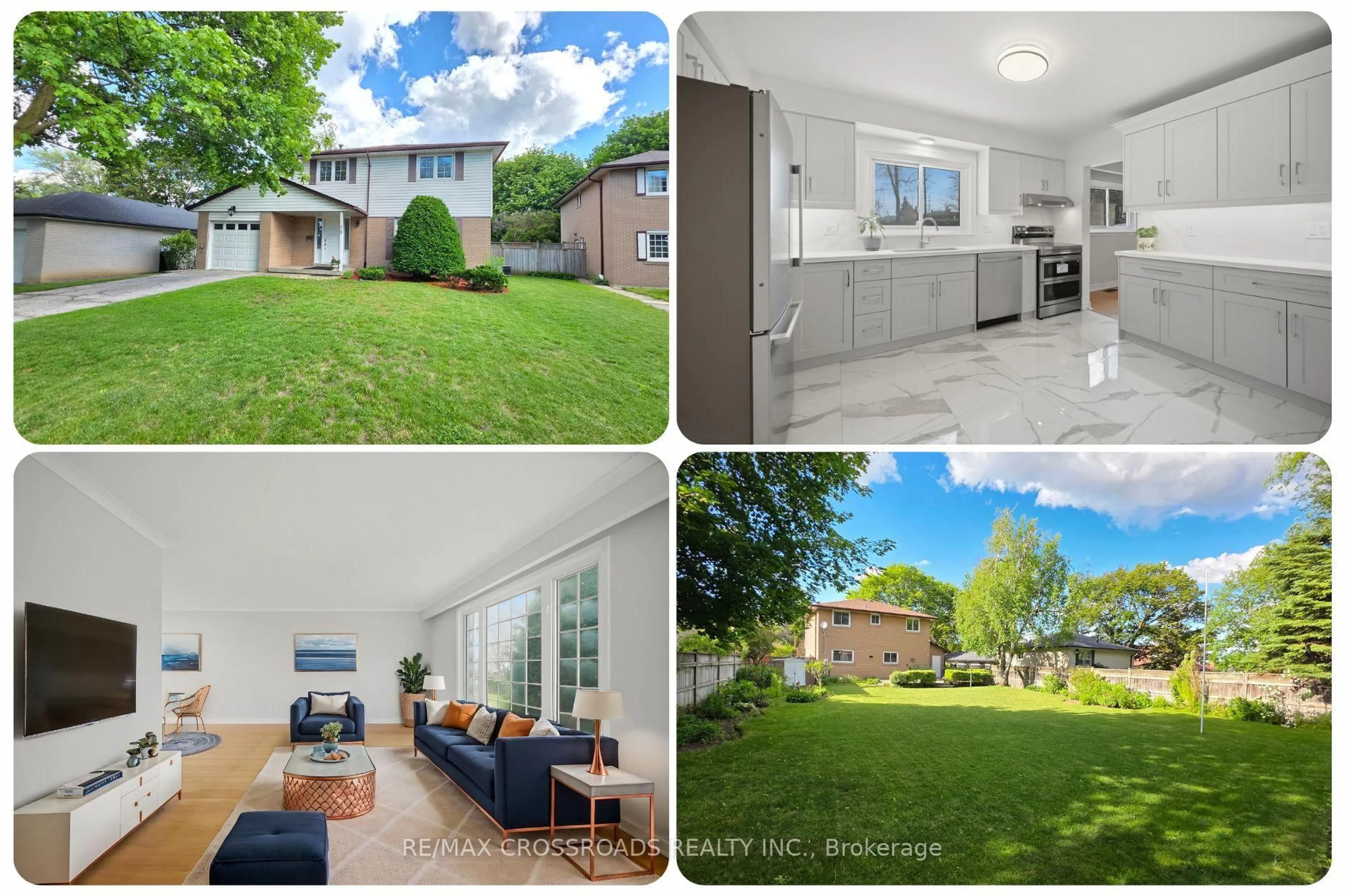 A pic from outside/outdoor area/front of a property/back of a property/a pic from drone, water/lake/river/ocean view for 19 Portico Dr, Toronto Ontario M1G 3R4