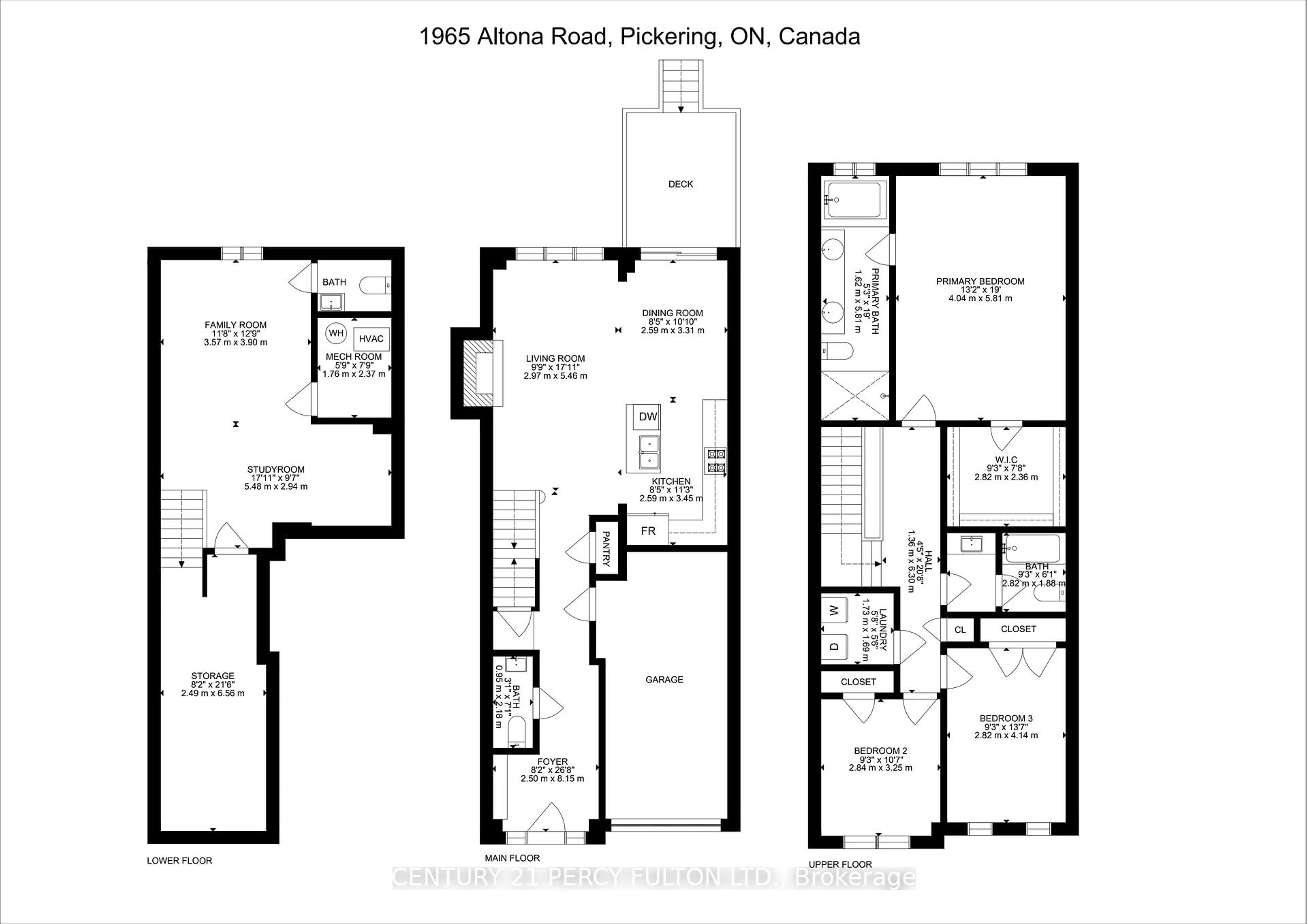 Floor plan for 1965 Altona Rd #24, Pickering Ontario L1V 0E5
