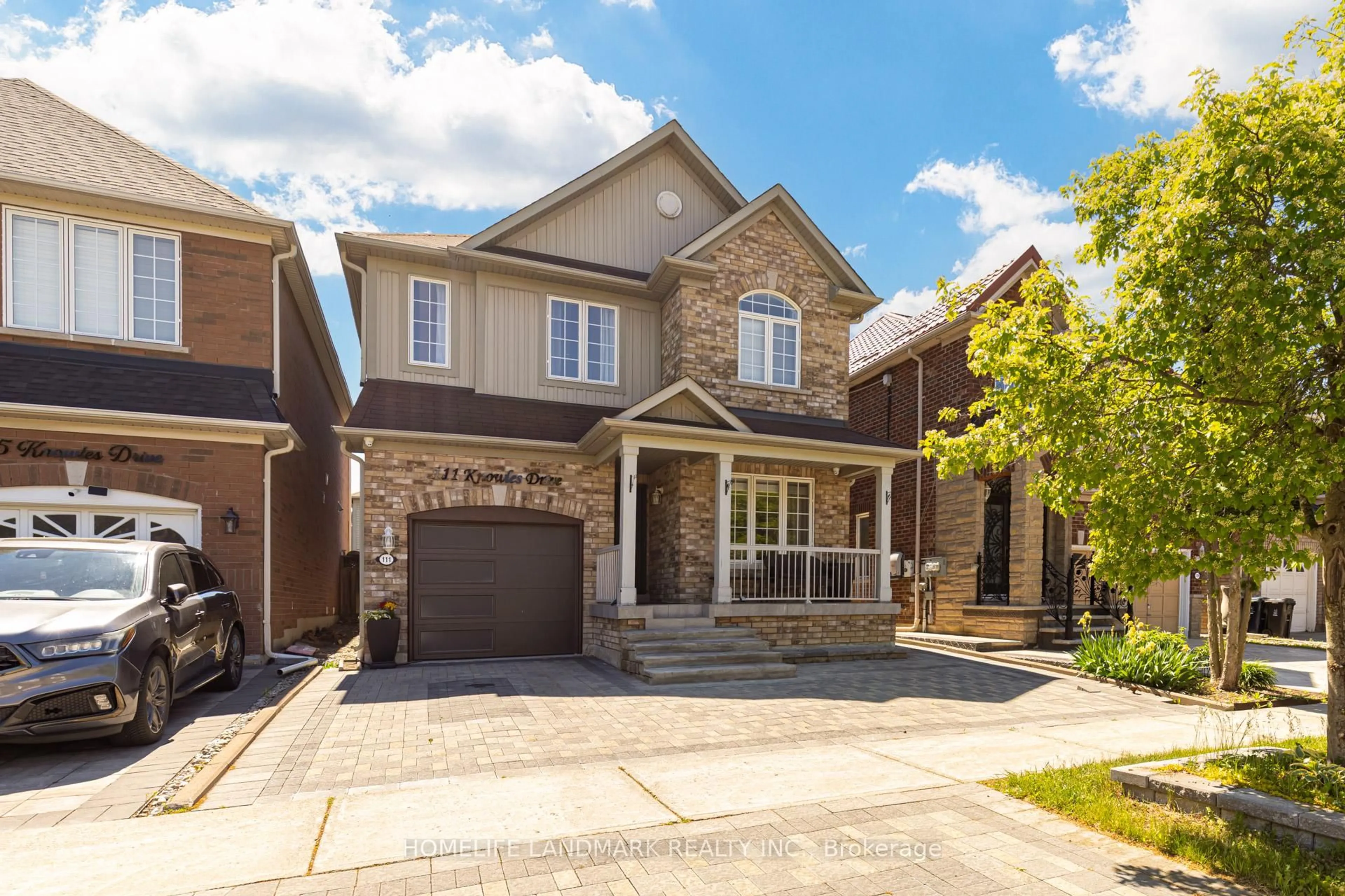 Home with brick exterior material, street for 111 Knowles Dr, Toronto Ontario M1X 1T4