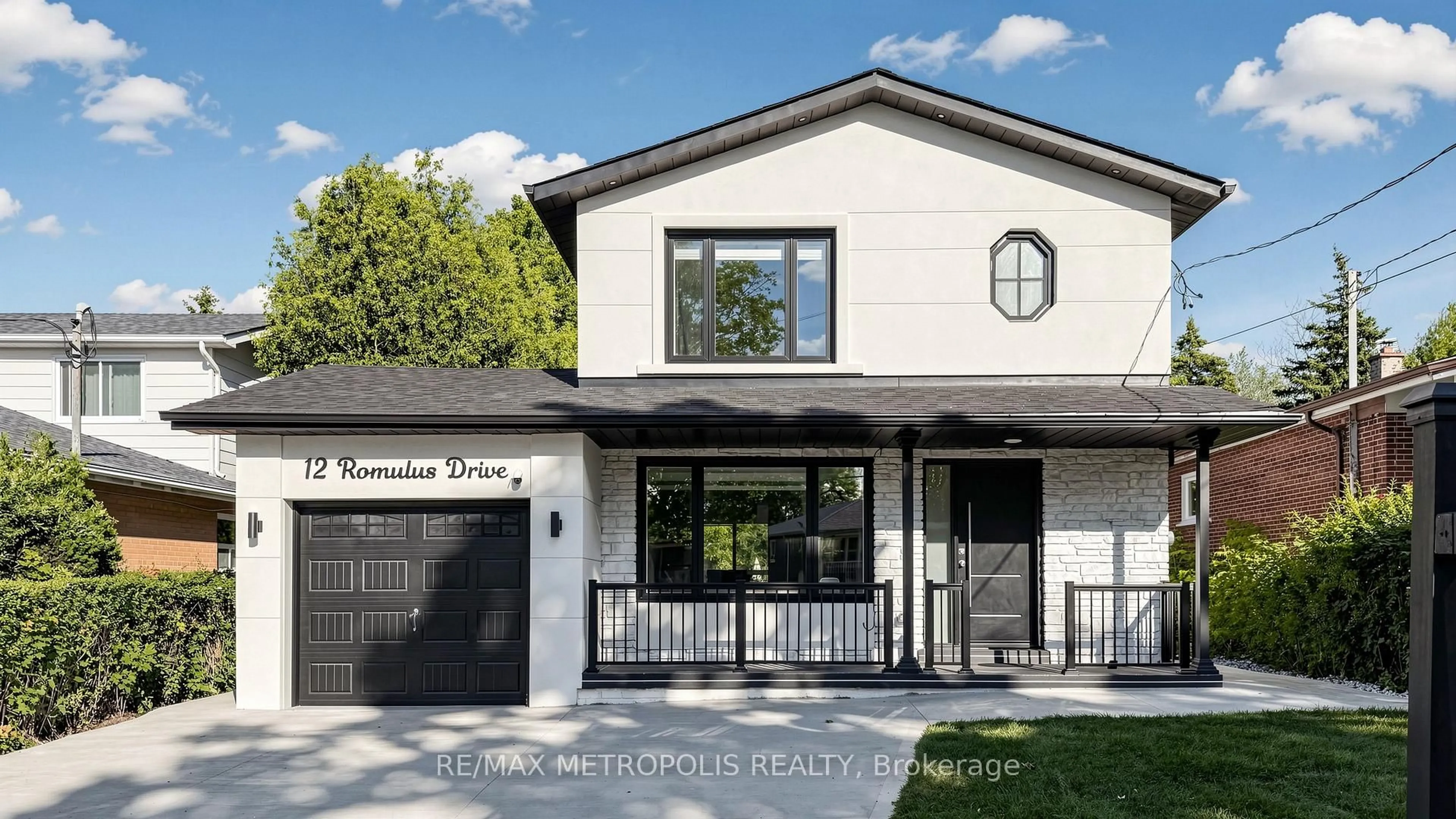 Home with vinyl exterior material, street for 12 Romulus Dr, Toronto Ontario M1K 4C2