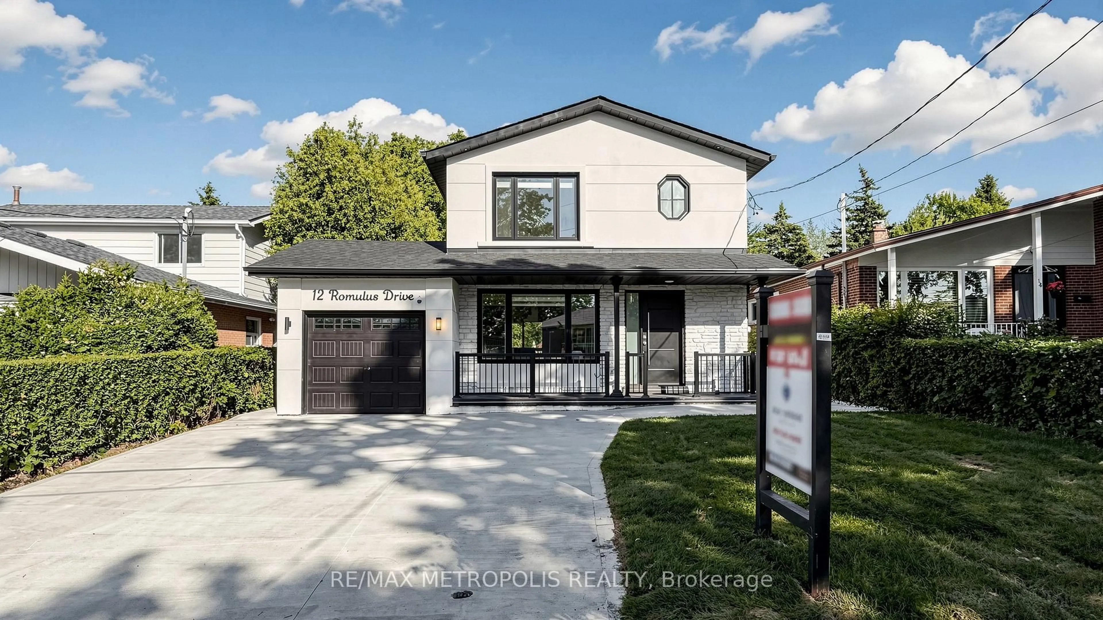 Home with brick exterior material, street for 12 Romulus Dr, Toronto Ontario M1K 4C2