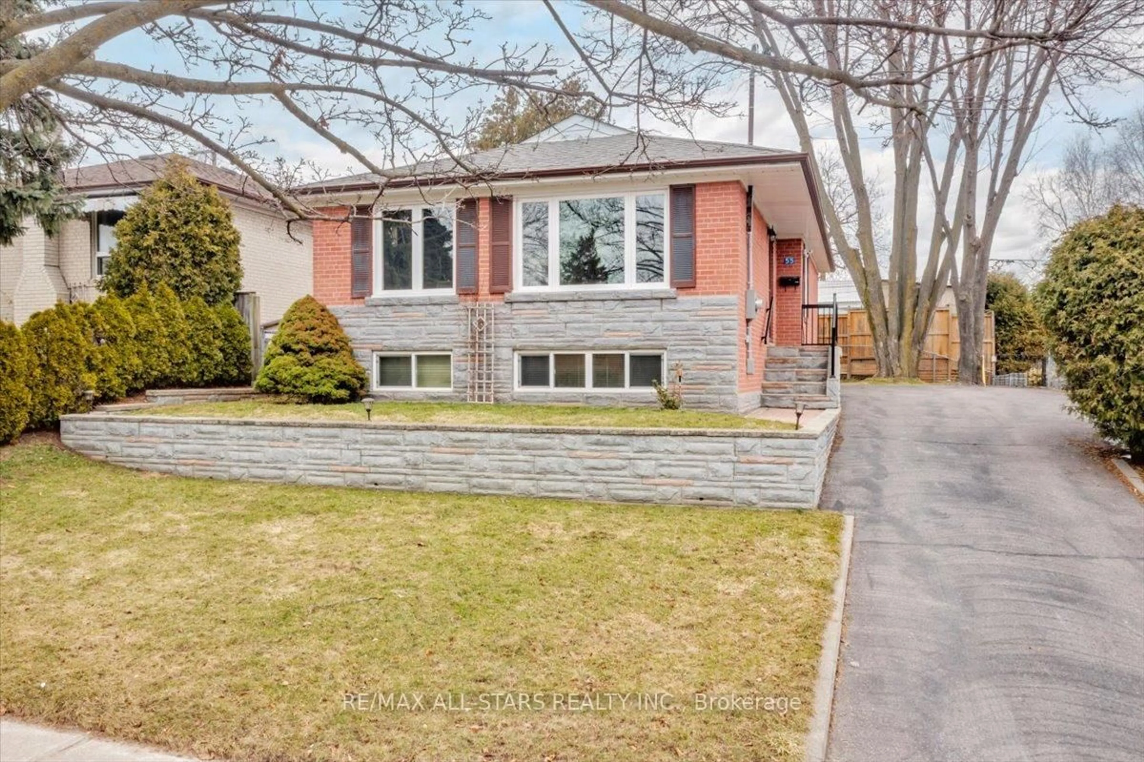 Home with brick exterior material, street for 55 Sancrest Dr, Toronto Ontario M1P 4A7