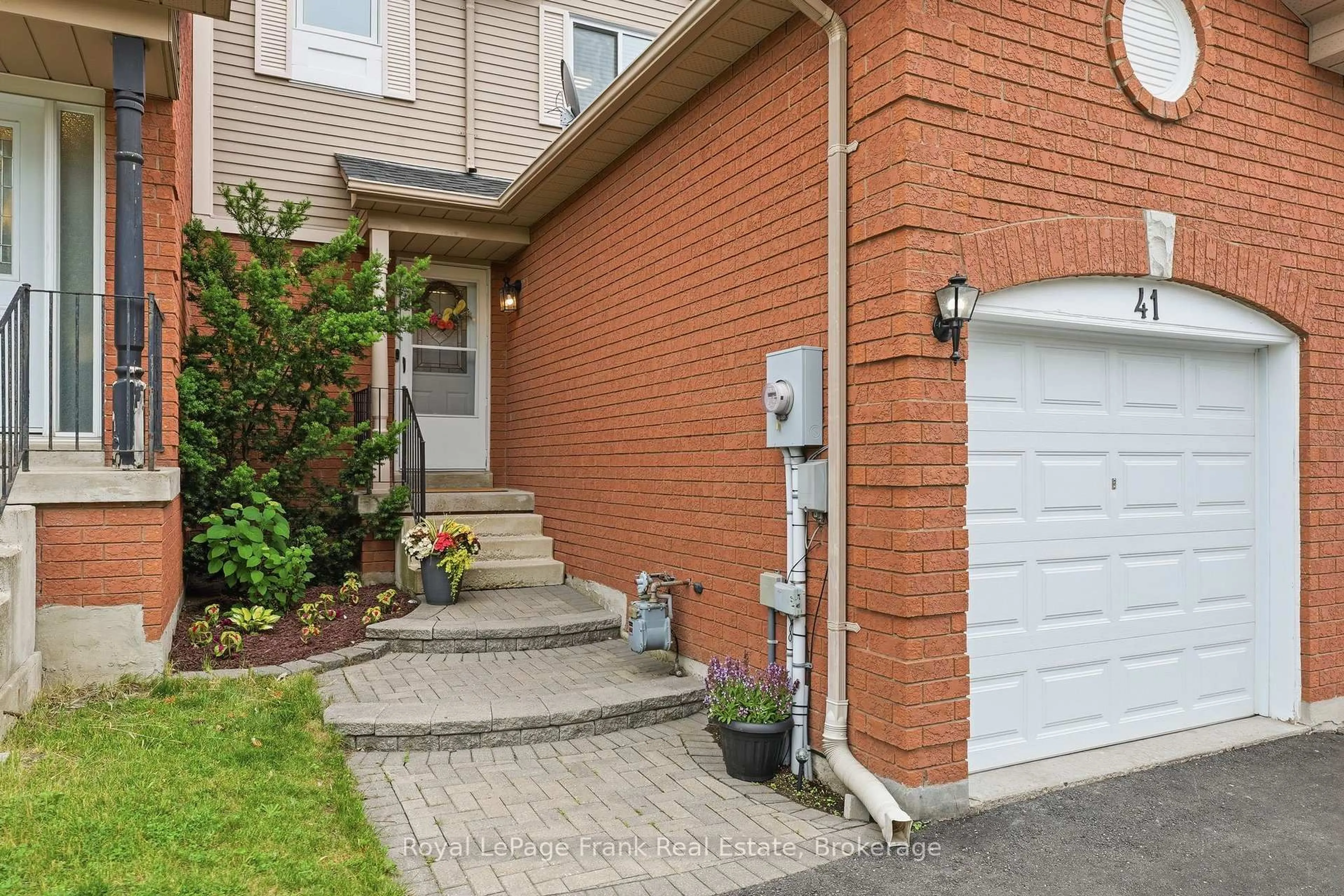 Home with brick exterior material, street for 41 Landerville Lane, Clarington Ontario L1C 4W8