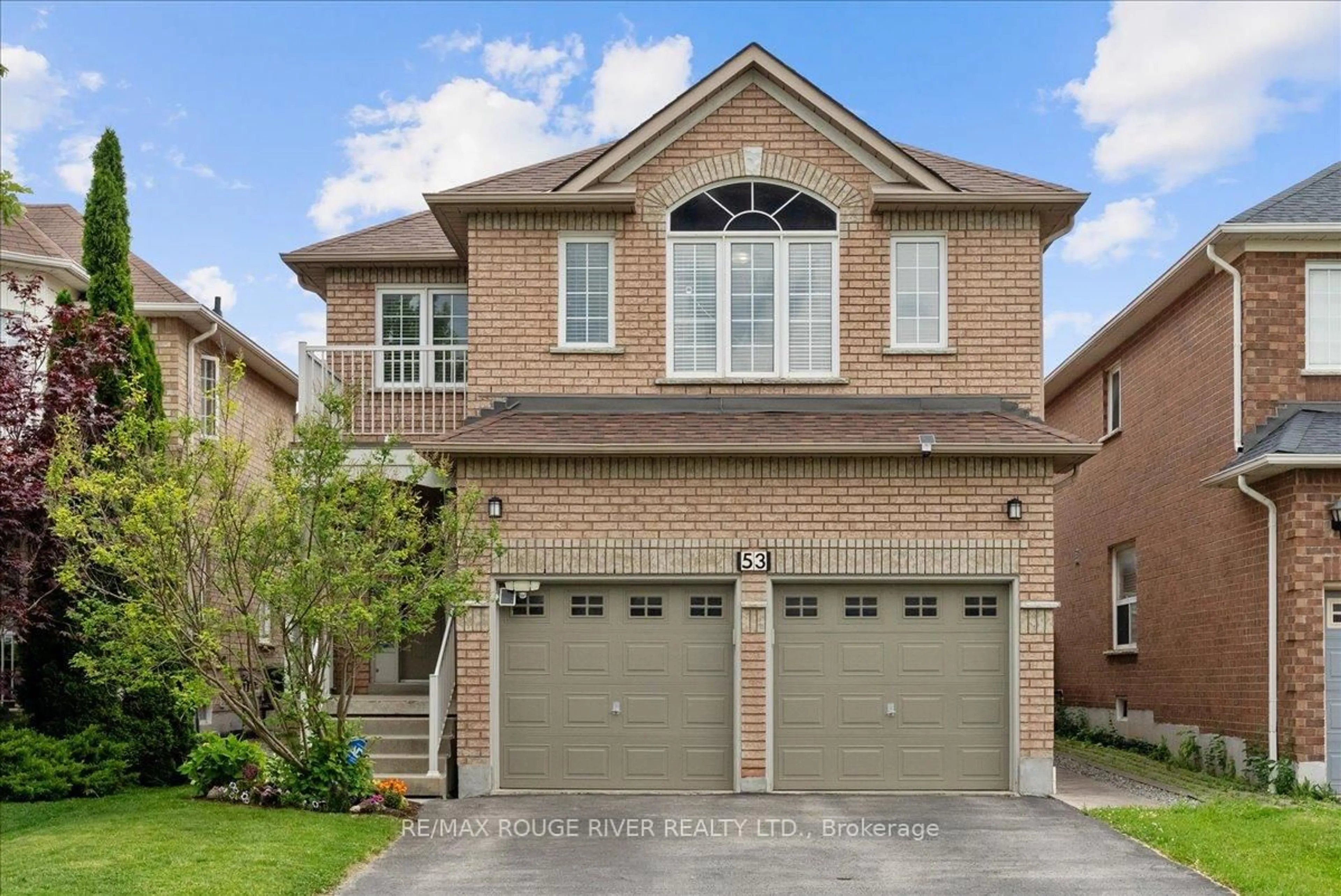 Home with brick exterior material, street for 53 Bridgid Dr, Whitby Ontario L1P 1V7