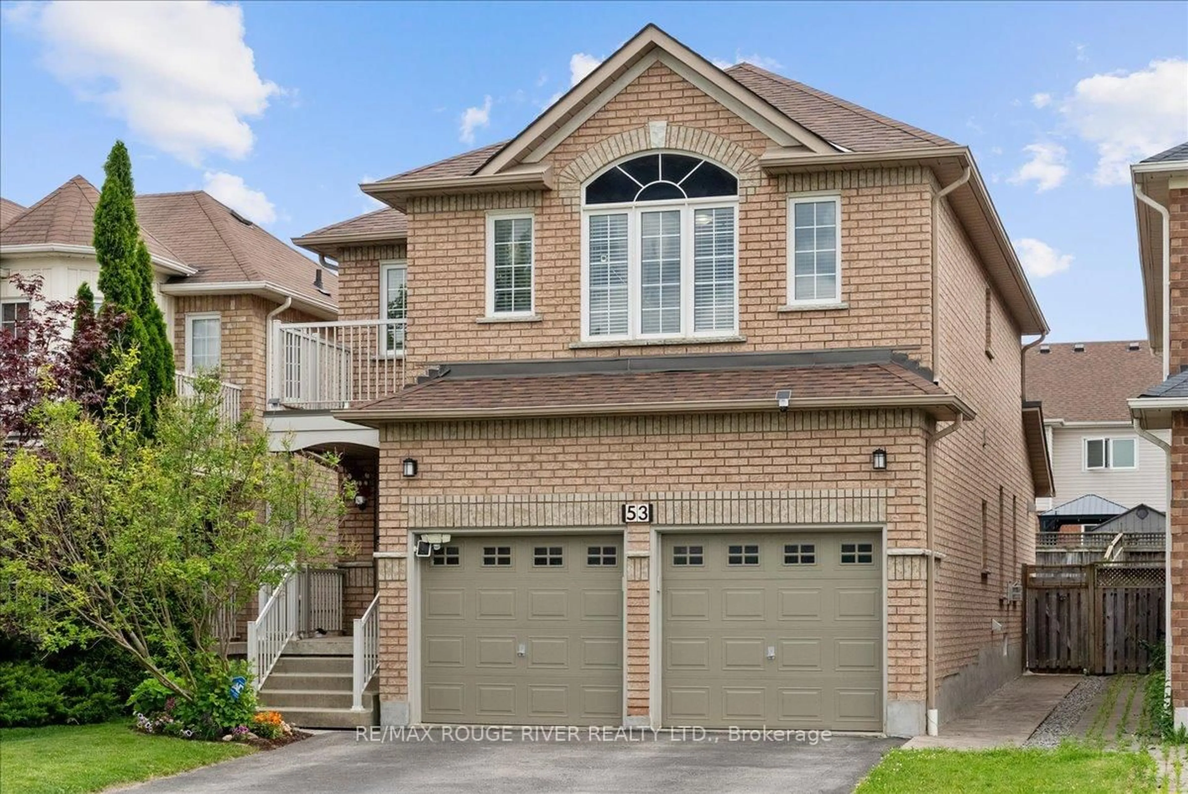 Home with brick exterior material, street for 53 Bridgid Dr, Whitby Ontario L1P 1V7