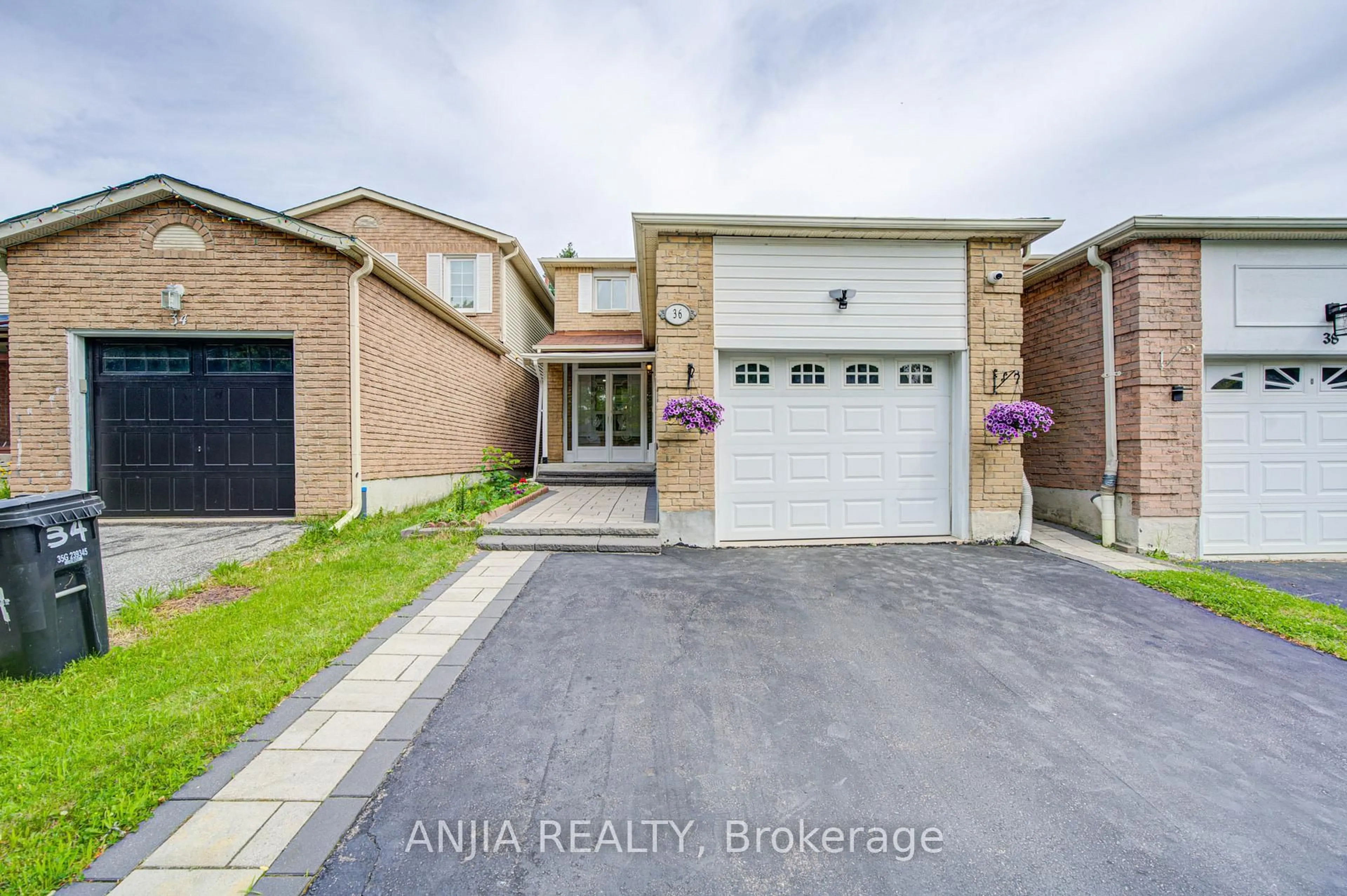 Home with brick exterior material, street for 36 Ponymill Dr, Toronto Ontario M1V 2Y1