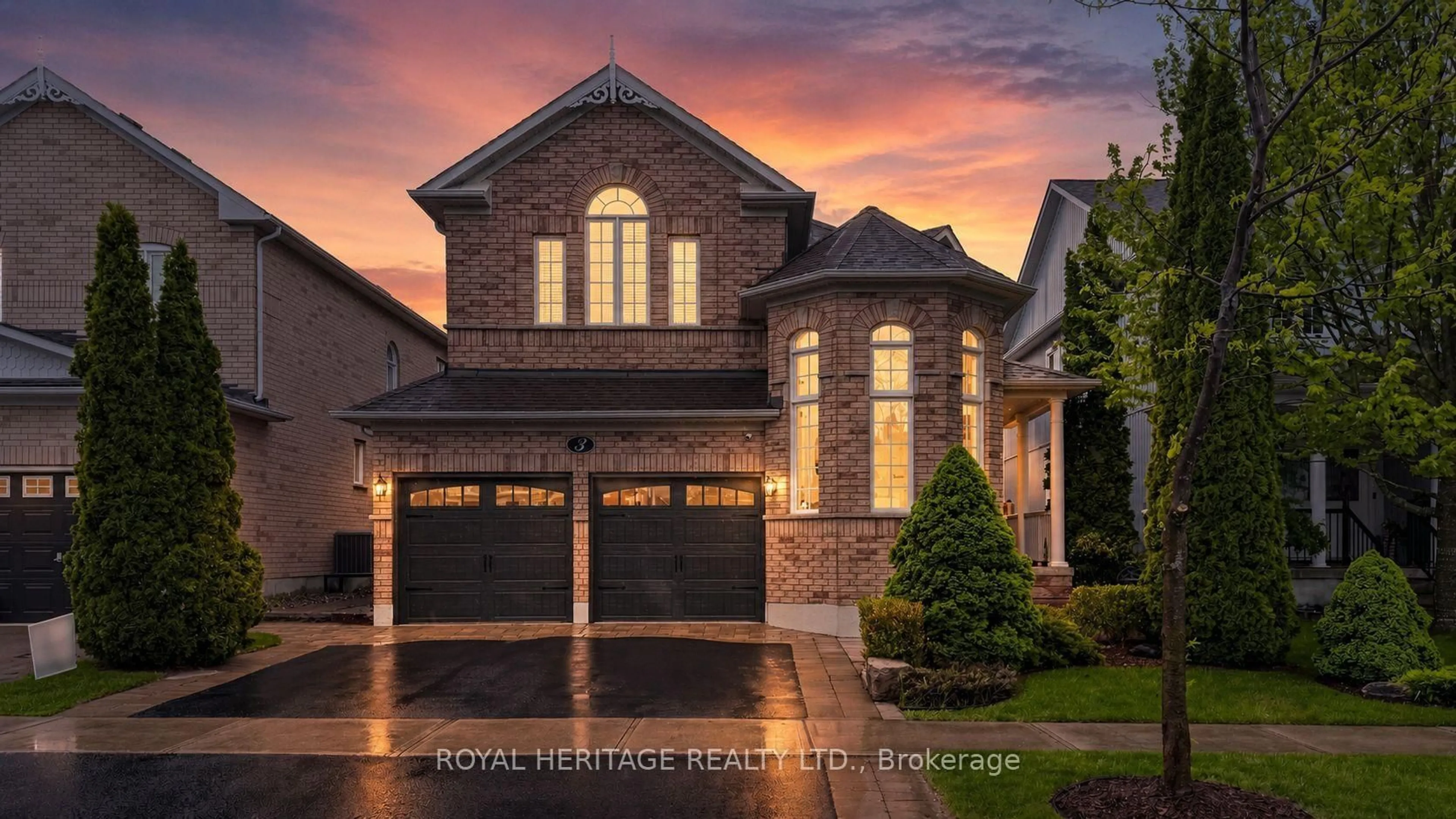 Home with brick exterior material, street for 3 Kinross Ave, Whitby Ontario L1M 2C8