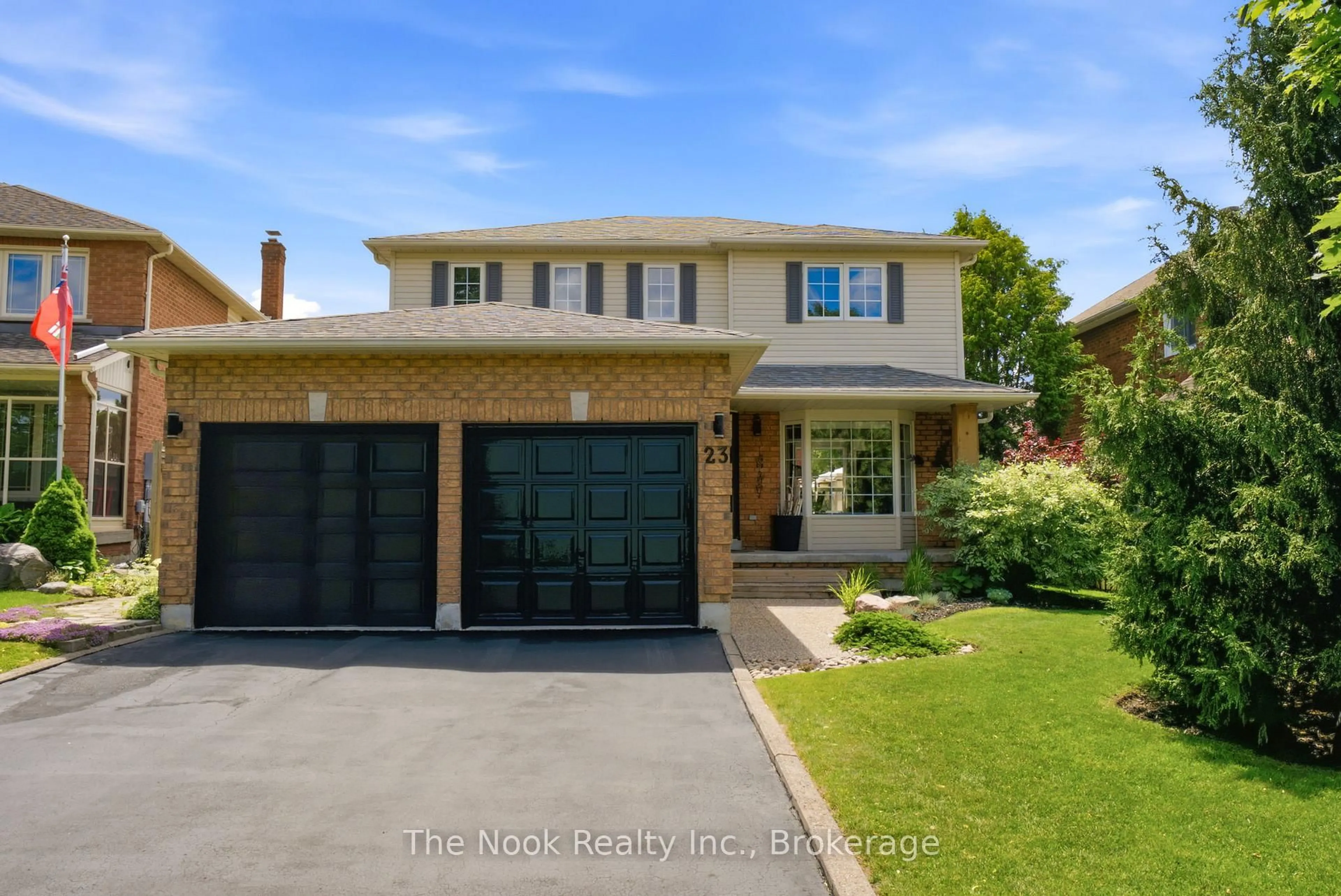Home with brick exterior material, street for 23 Thornbury St, Clarington Ontario L1E 2C1