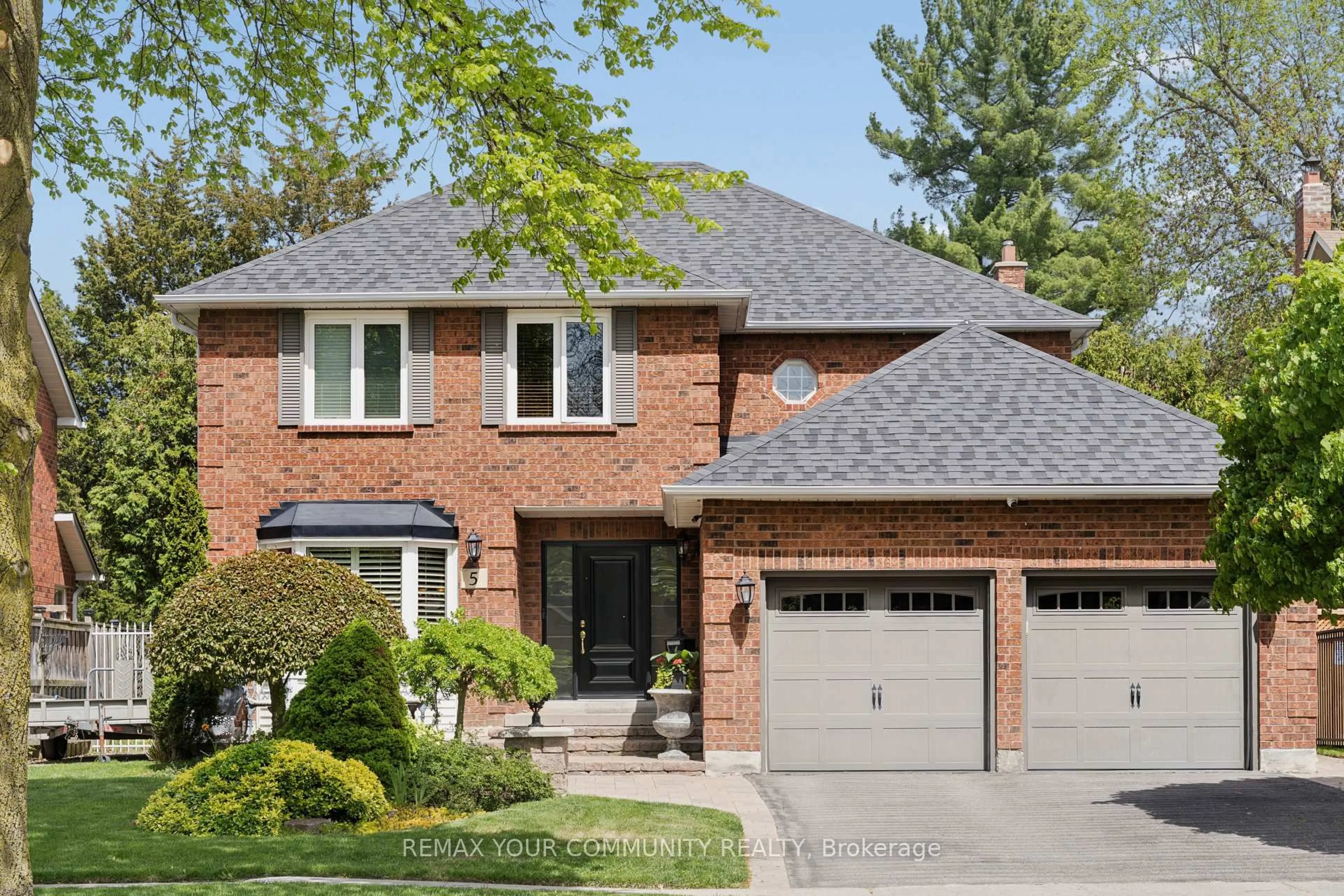 Home with brick exterior material, street for 5 Carriage Lane, Clarington Ontario L1E 1J9
