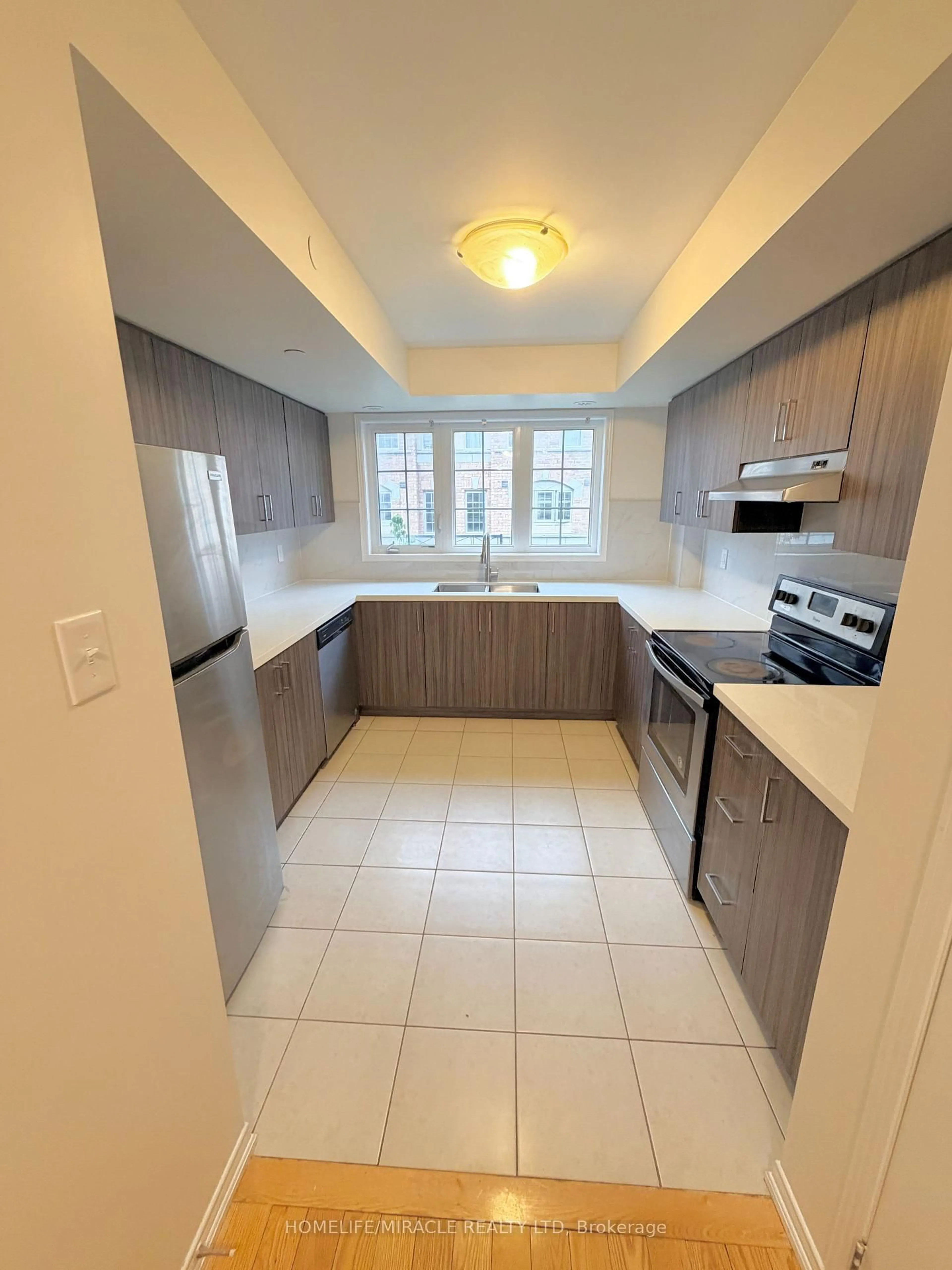 Standard kitchen, ceramic/tile floor for 35 Glenstal Path #265, Oshawa Ontario L1L 0L2