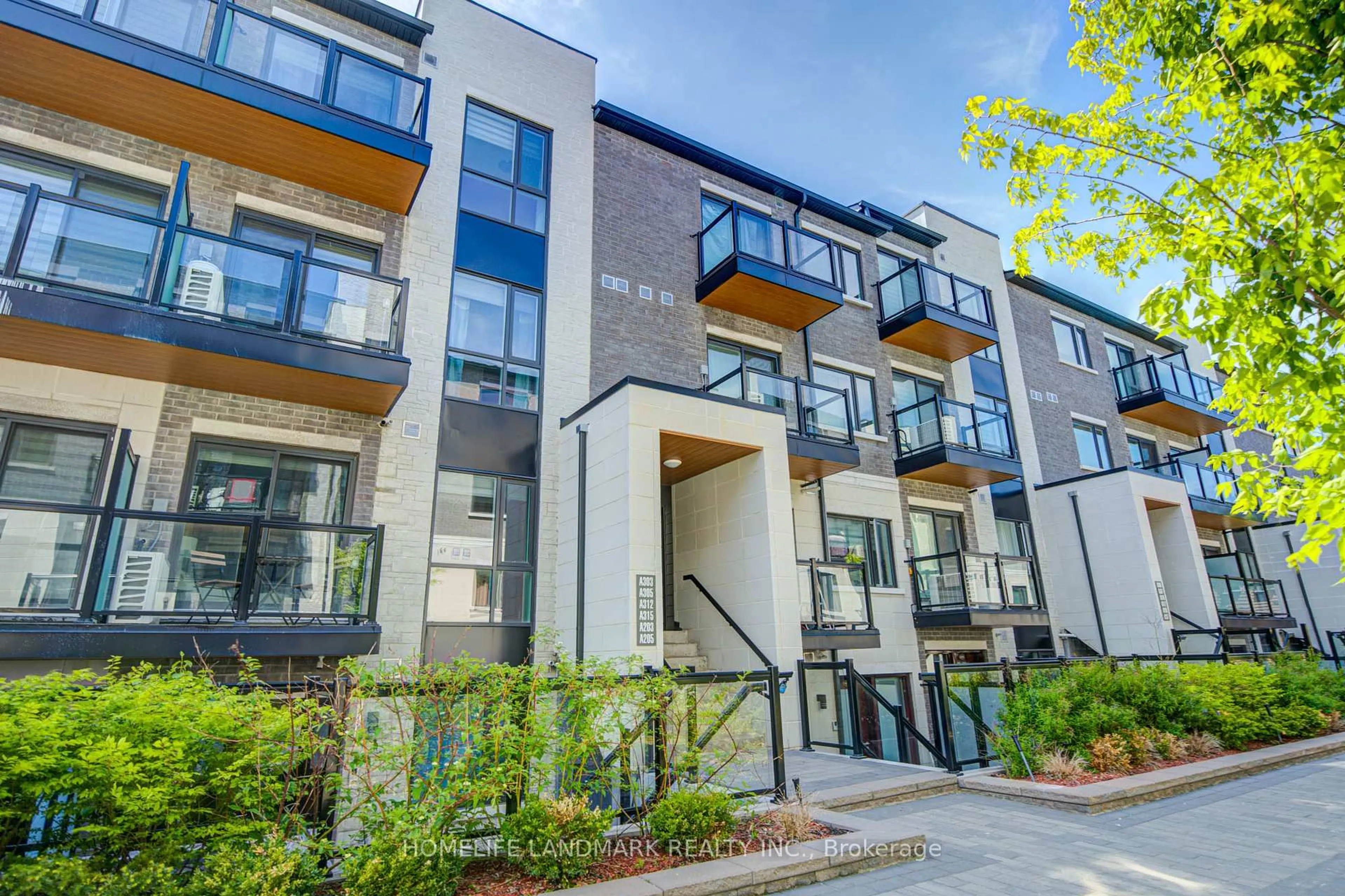 Patio, street for 3453 Victoria Park Ave #A203, Toronto Ontario M1W 0A9
