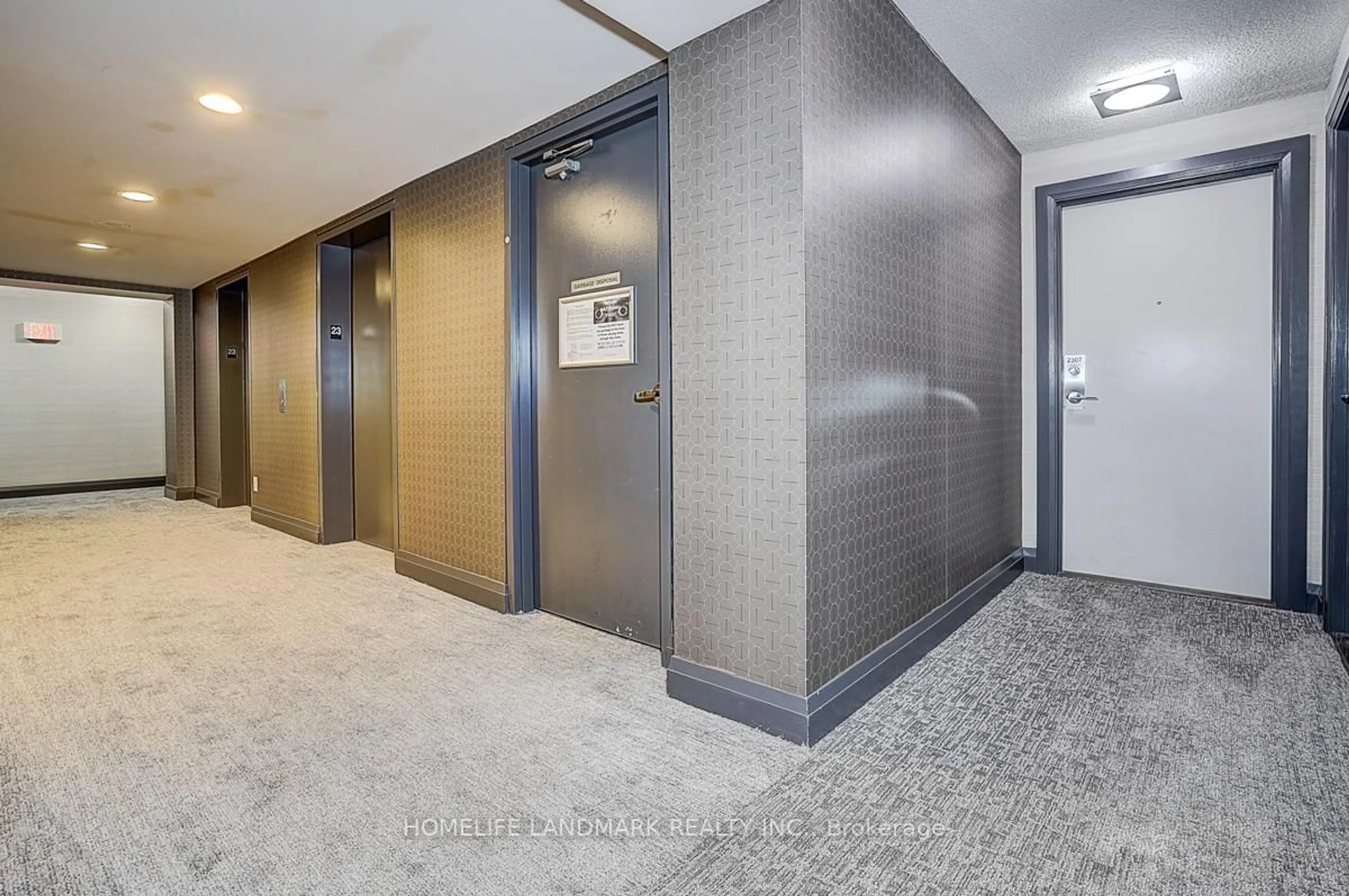 Indoor foyer for 190 Borough Dr #2307, Toronto Ontario M1P 0B6