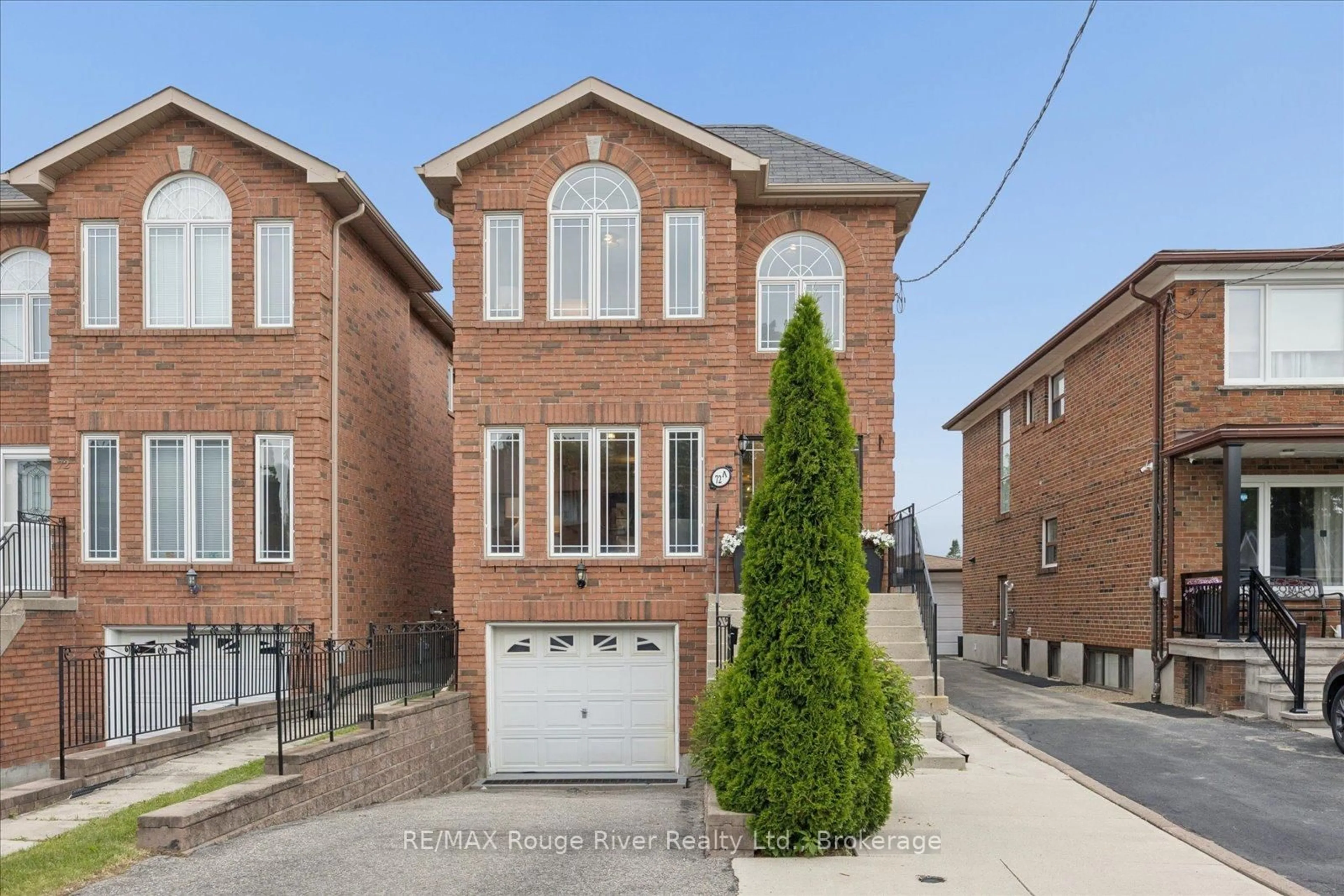Home with brick exterior material, street for 72a Laurel Ave, Toronto Ontario M1K 3J6