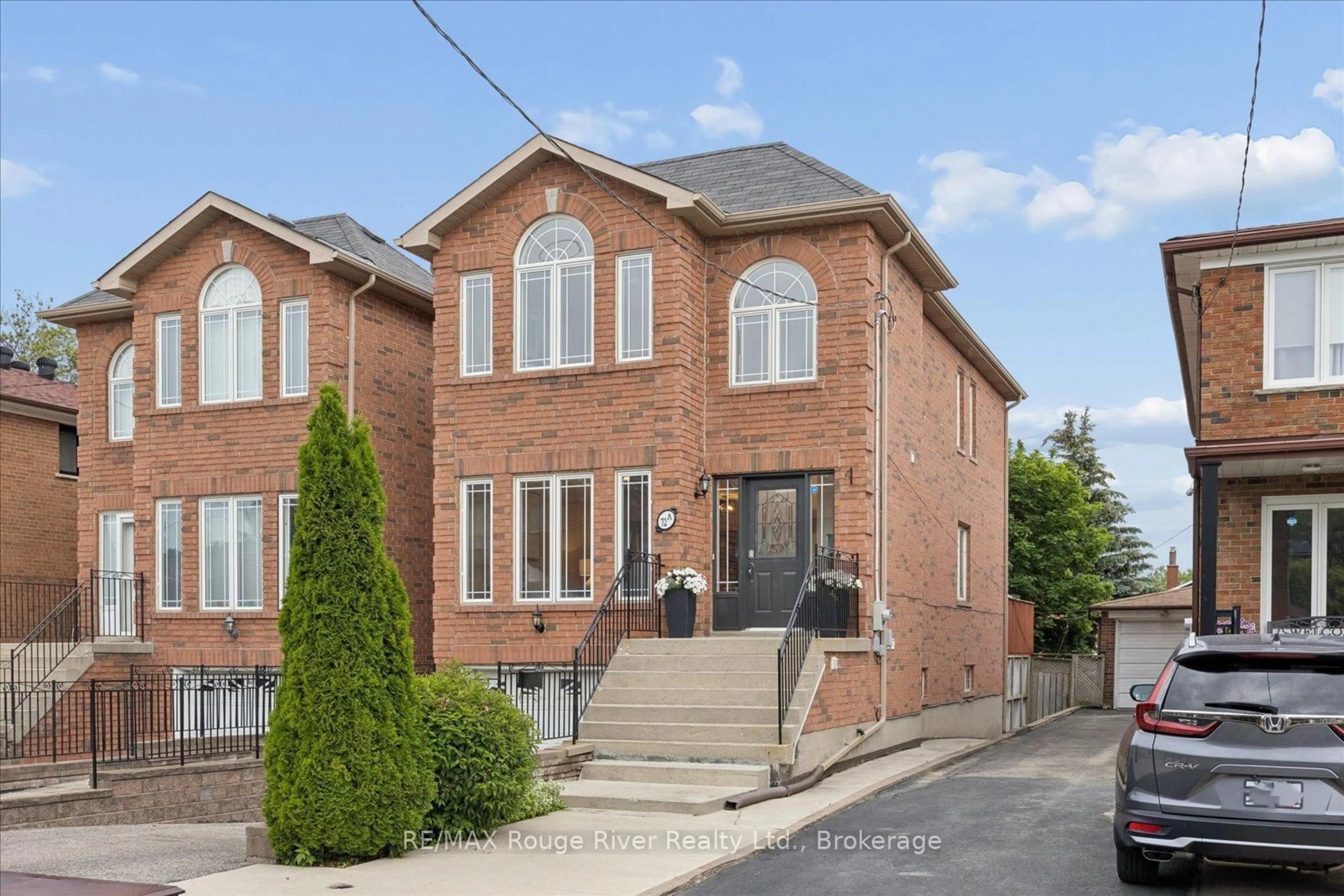 Home with brick exterior material, street for 72a Laurel Ave, Toronto Ontario M1K 3J6
