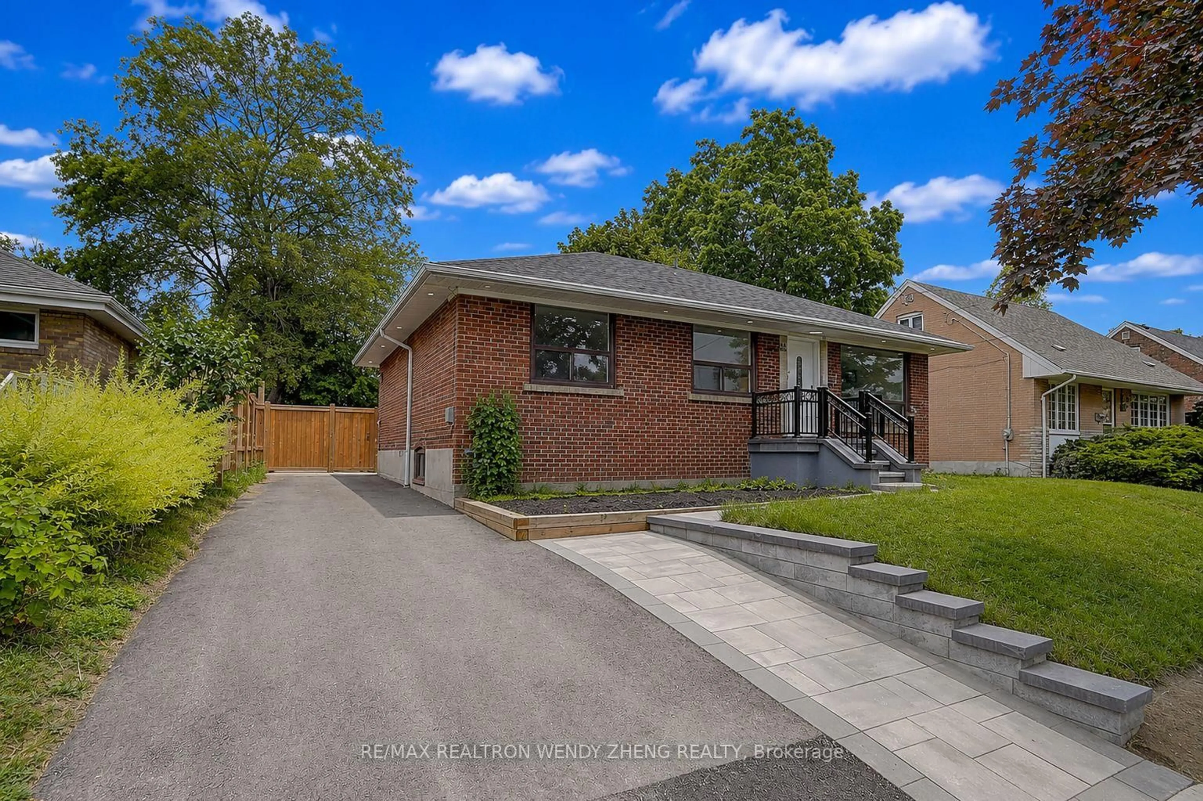 Home with brick exterior material, street for 18 Courton Dr, Toronto Ontario M1R 1K8