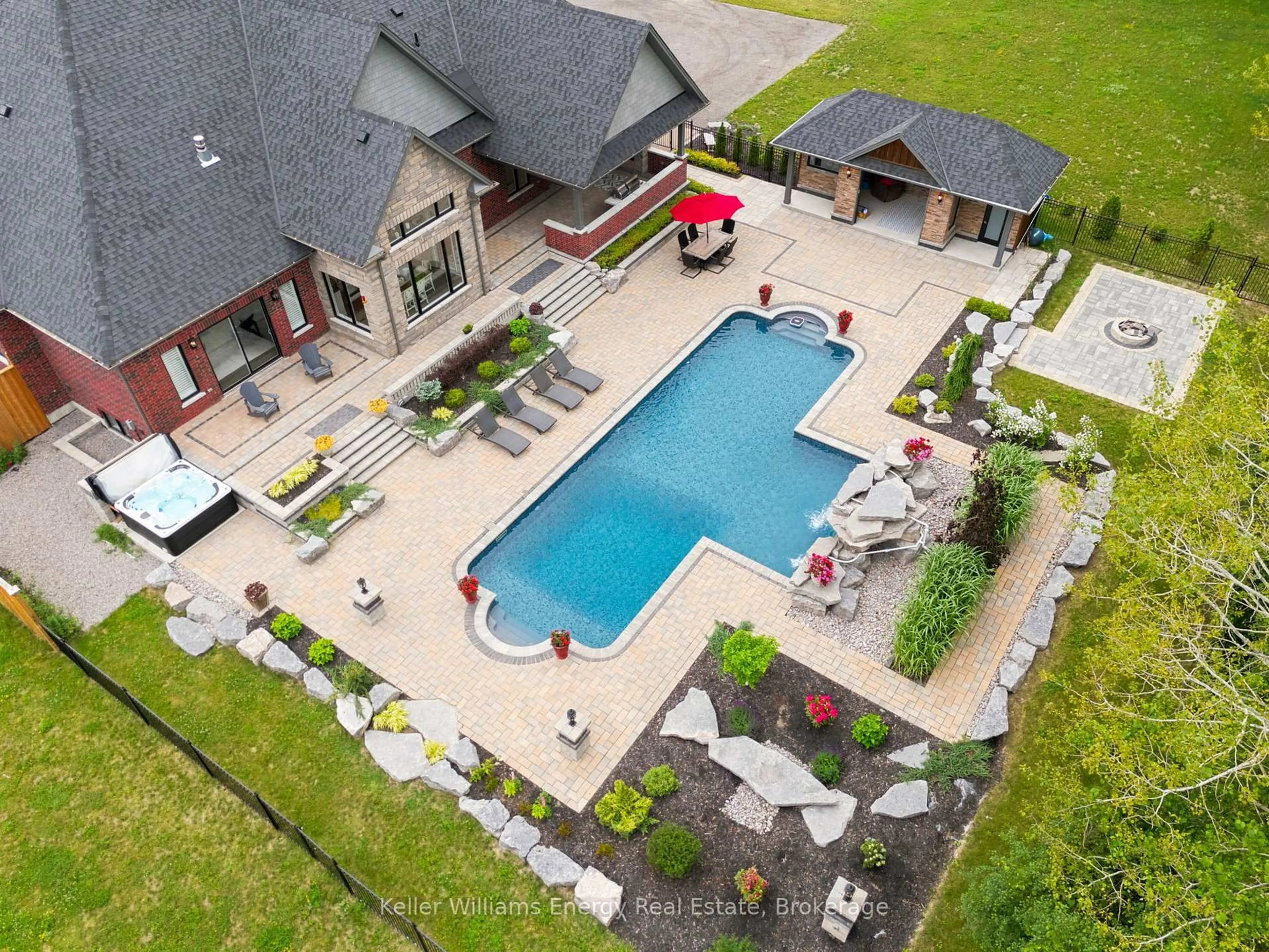 A pic from outside/outdoor area/front of a property/back of a property/a pic from drone, unknown for 849 Townline Rd, Clarington Ontario L1K 3C8