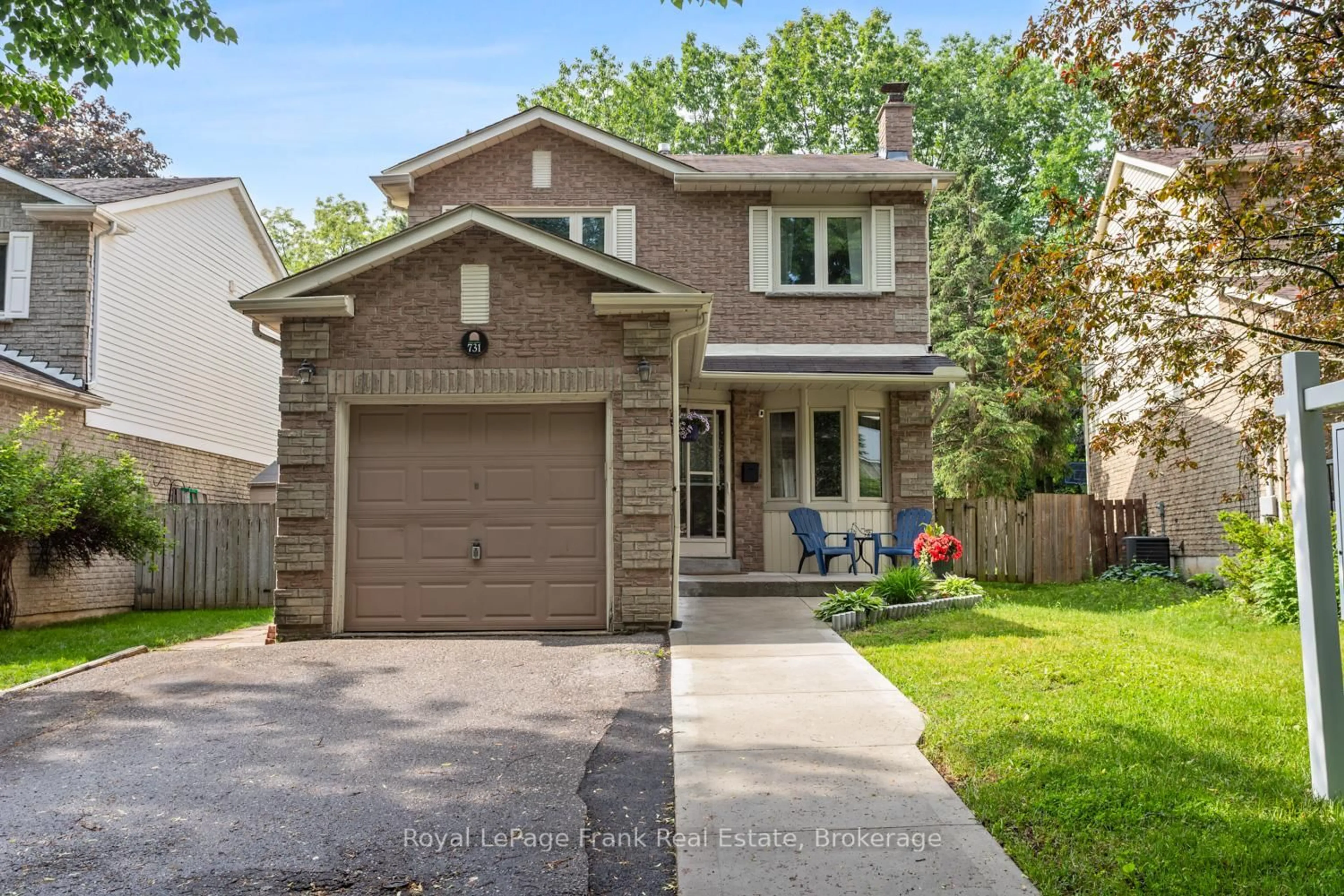 Home with brick exterior material, street for 731 Honey Tree Crt, Whitby Ontario L1N 7W5