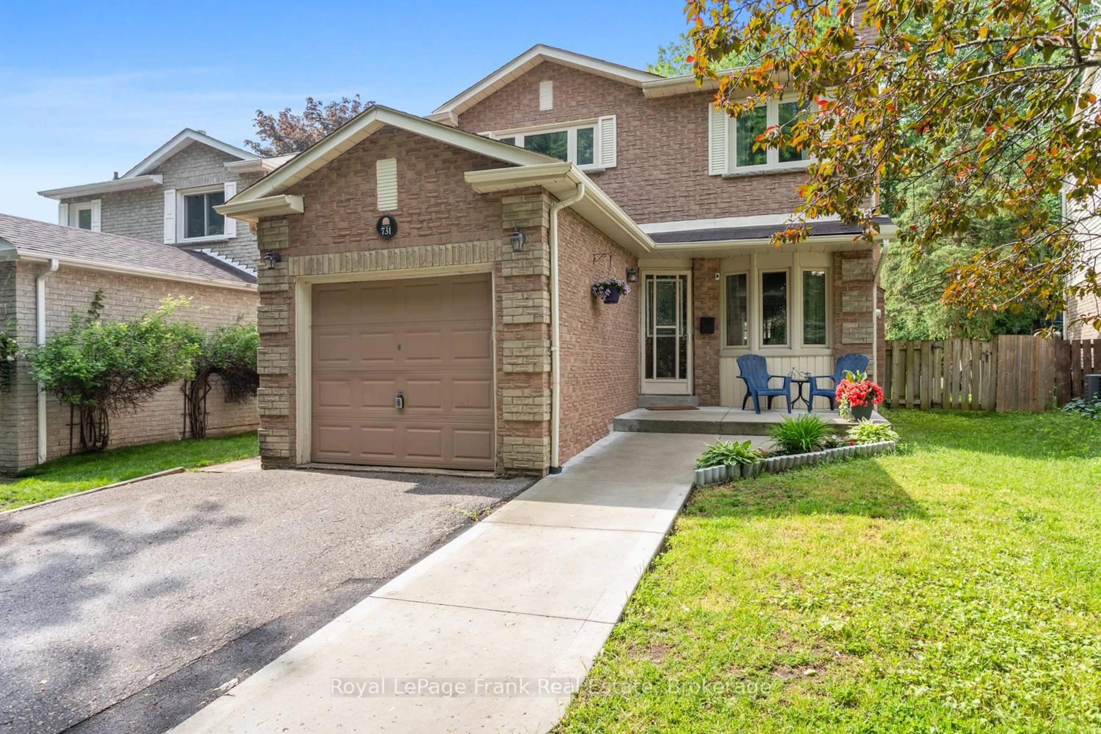 Home with brick exterior material, street for 731 Honey Tree Crt, Whitby Ontario L1N 7W5