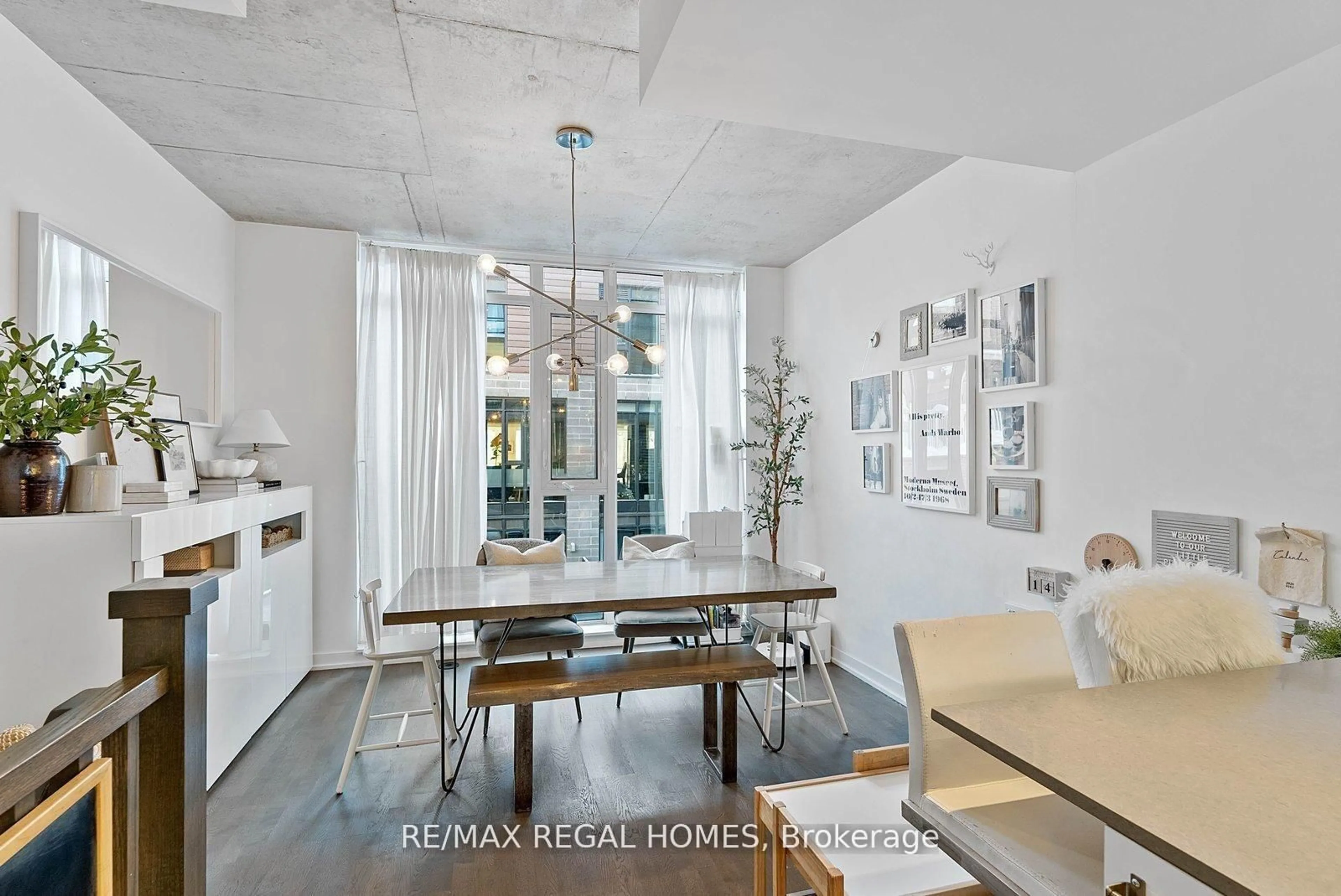 Dining room, unknown for 1238 Dundas St #TH110, Toronto Ontario M4M 0C6