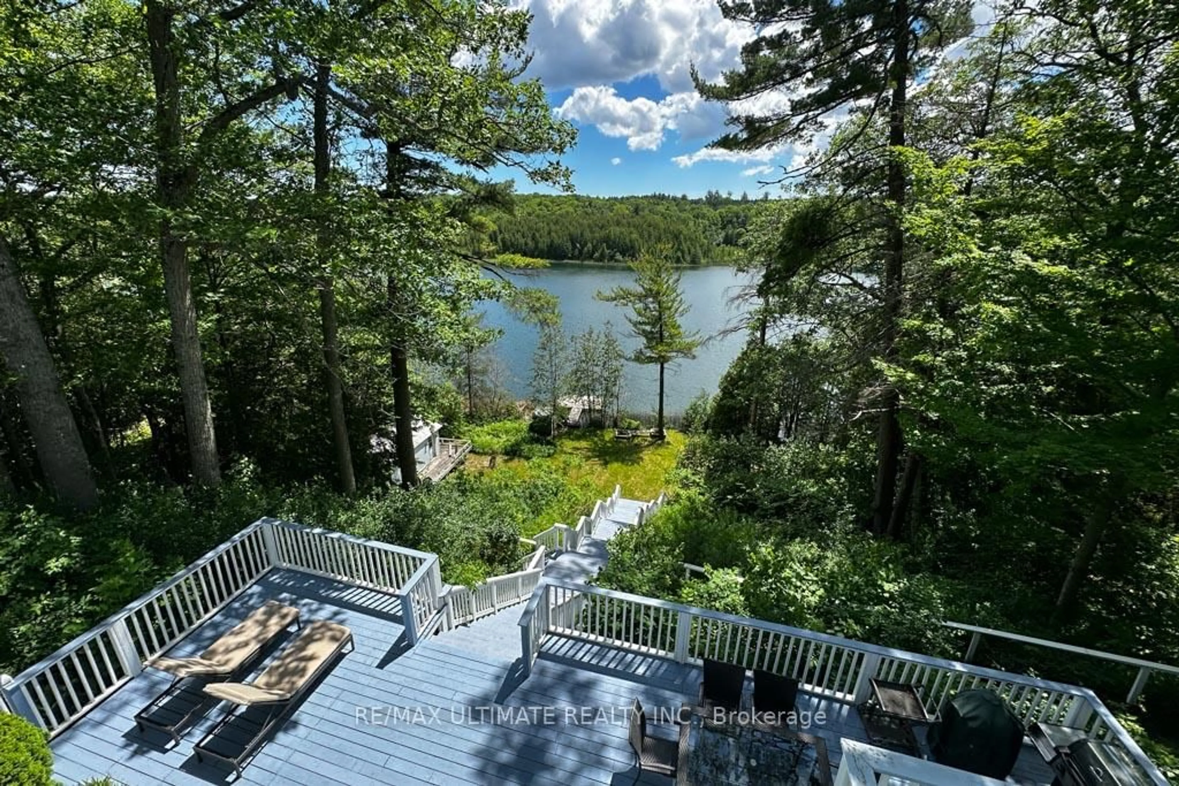 Patio, water/lake/river/ocean view for 44 Chalk Lake Rd, Scugog Ontario N4L 1W5