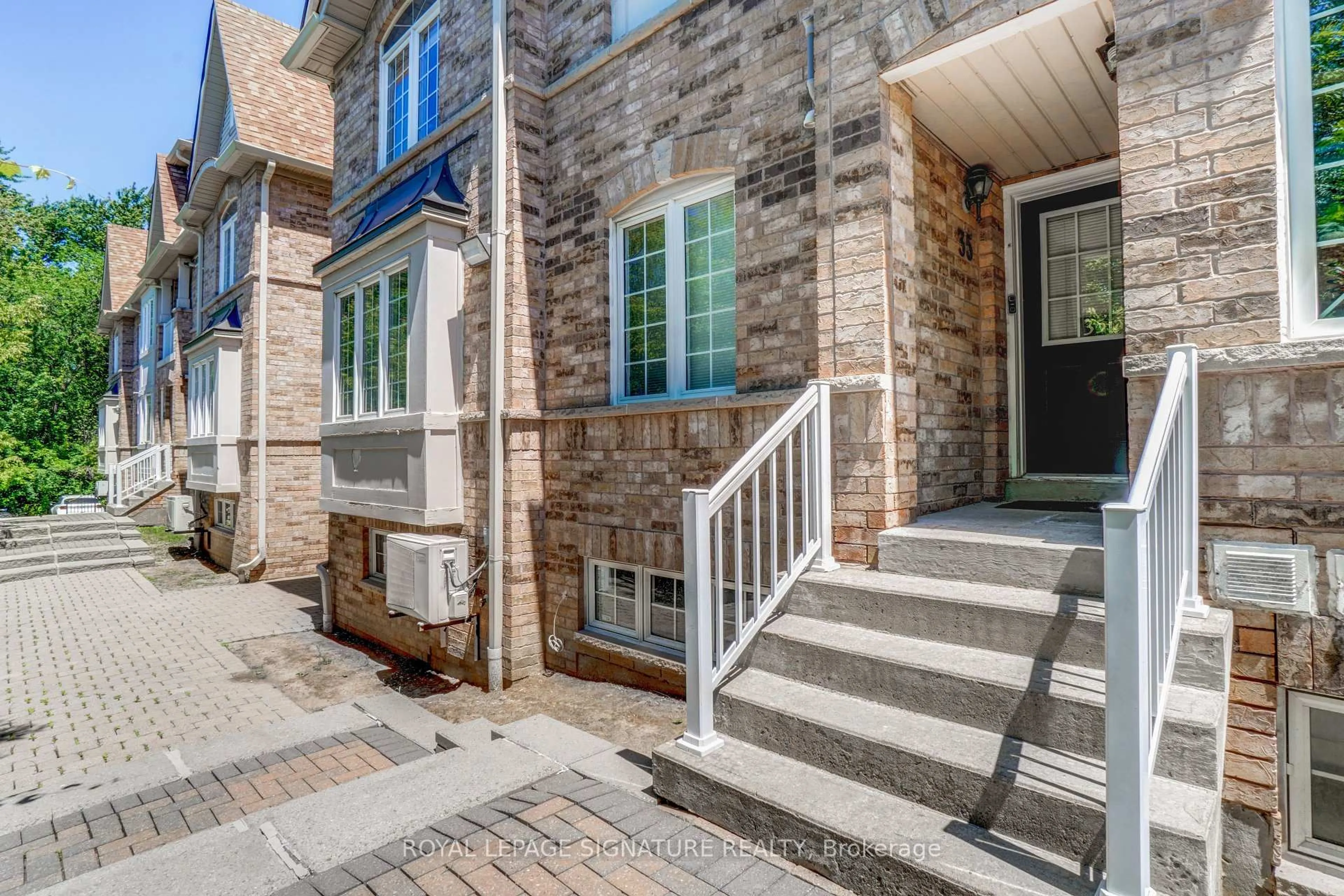 Home with brick exterior material, street for 200 McLevin Ave #35, Toronto Ontario M1B 6A2