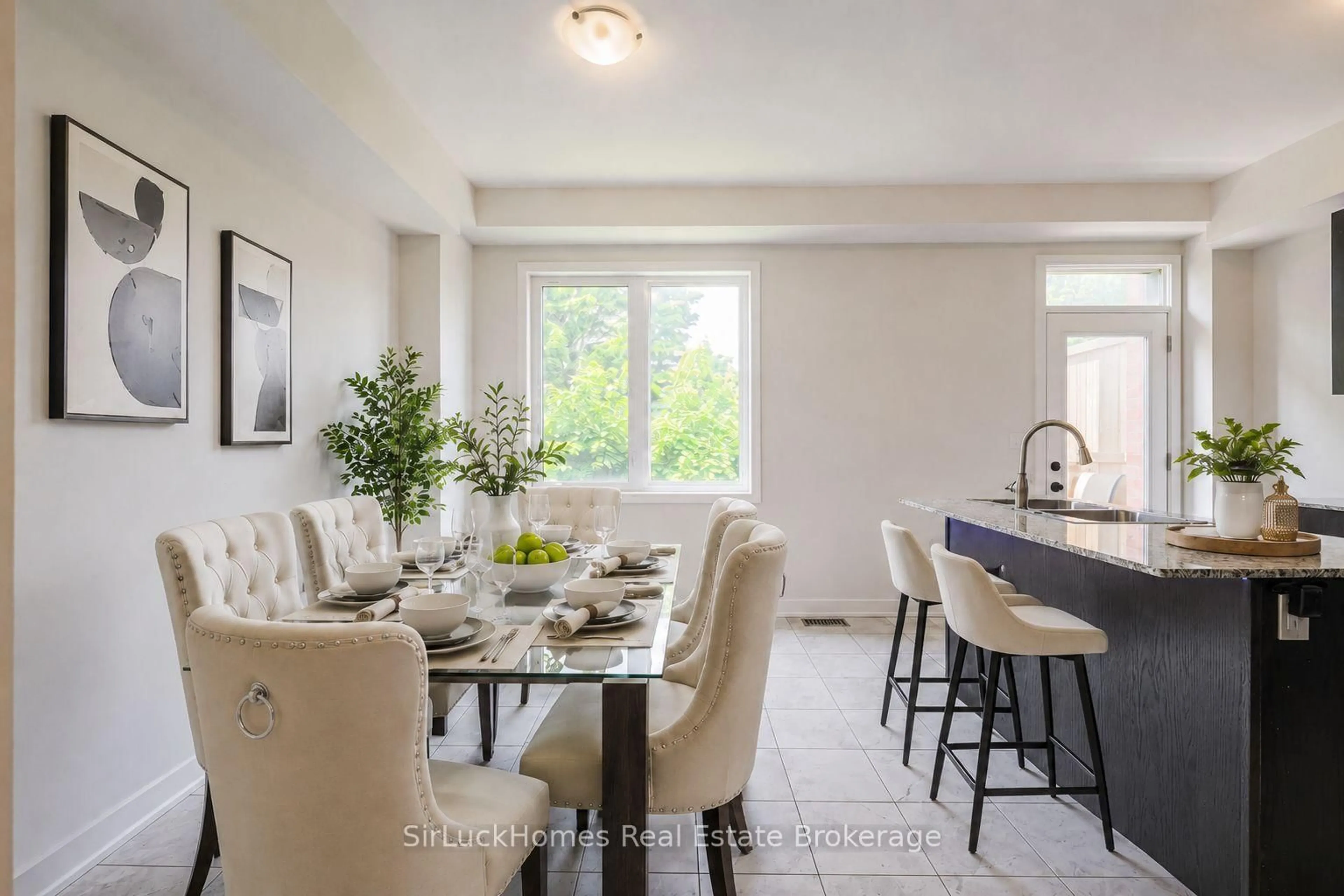 Dining room, ceramic/tile floor for 906 Kicking Horse Path, Oshawa Ontario L1J 0B4