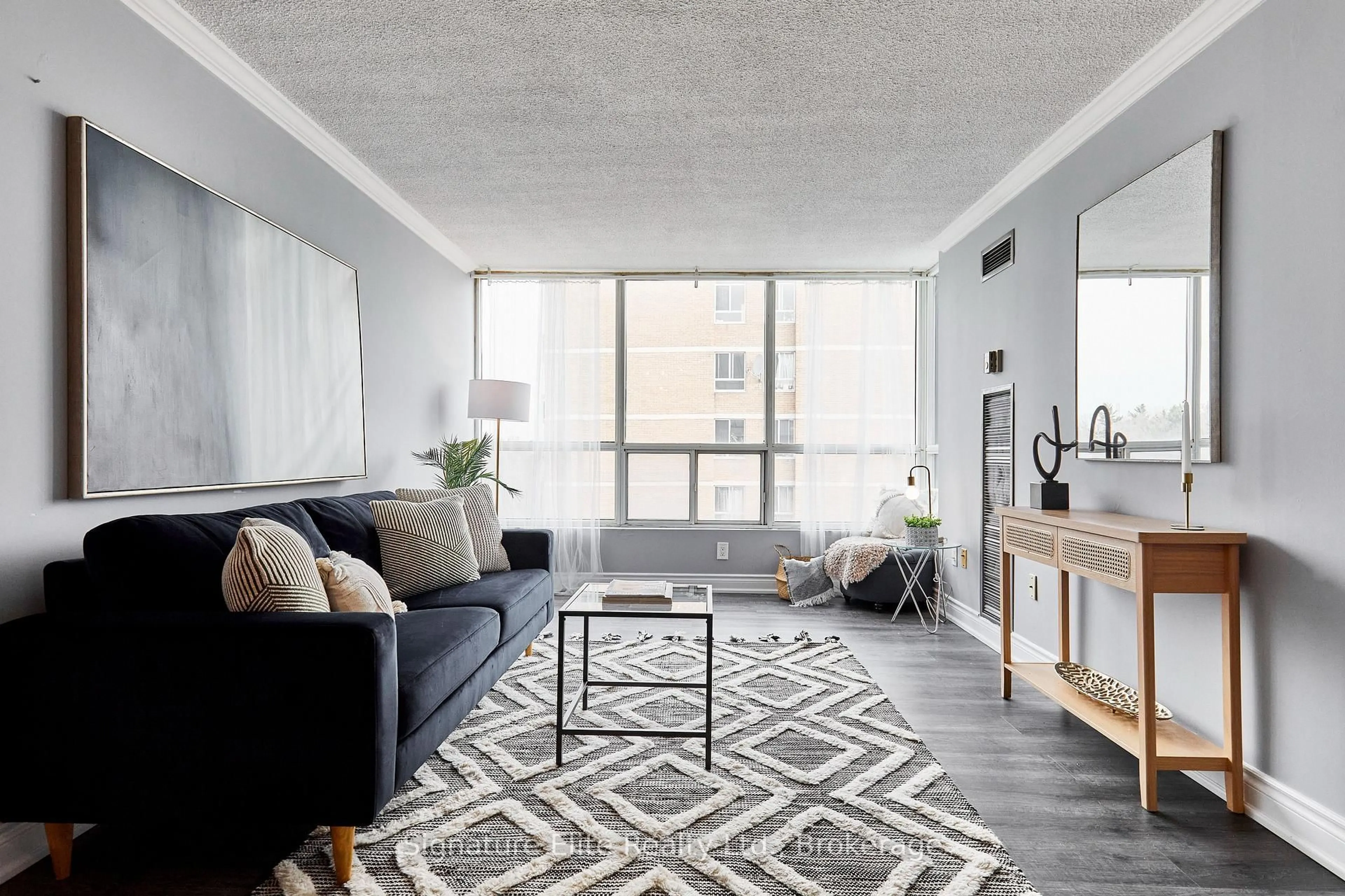 Living room with furniture, unknown for 3050 Ellesmere Rd #1617, Toronto Ontario M1E 5E6