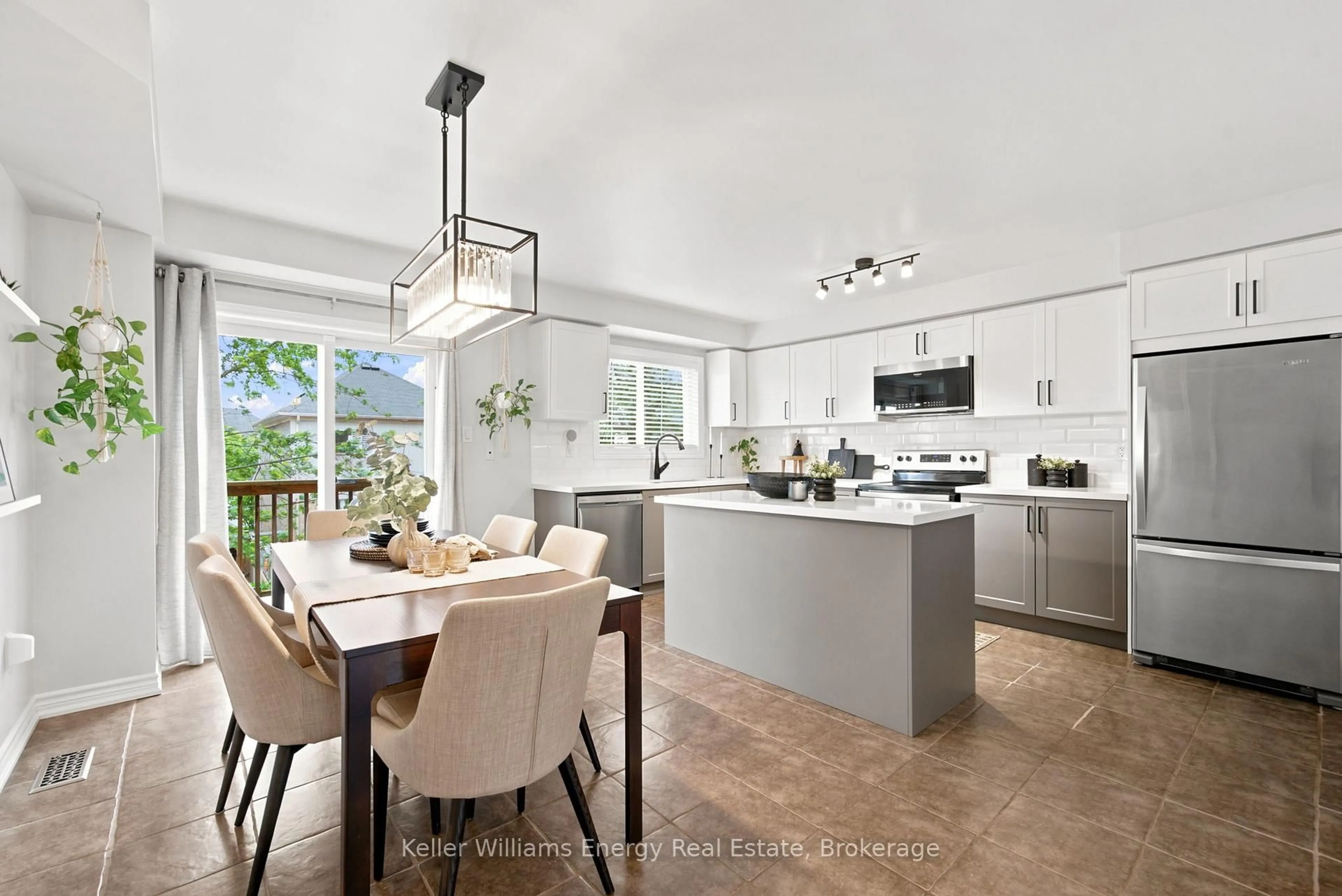 Open concept kitchen, ceramic/tile floor for 24 Katerson Lane, Clarington Ontario L1E 0E9