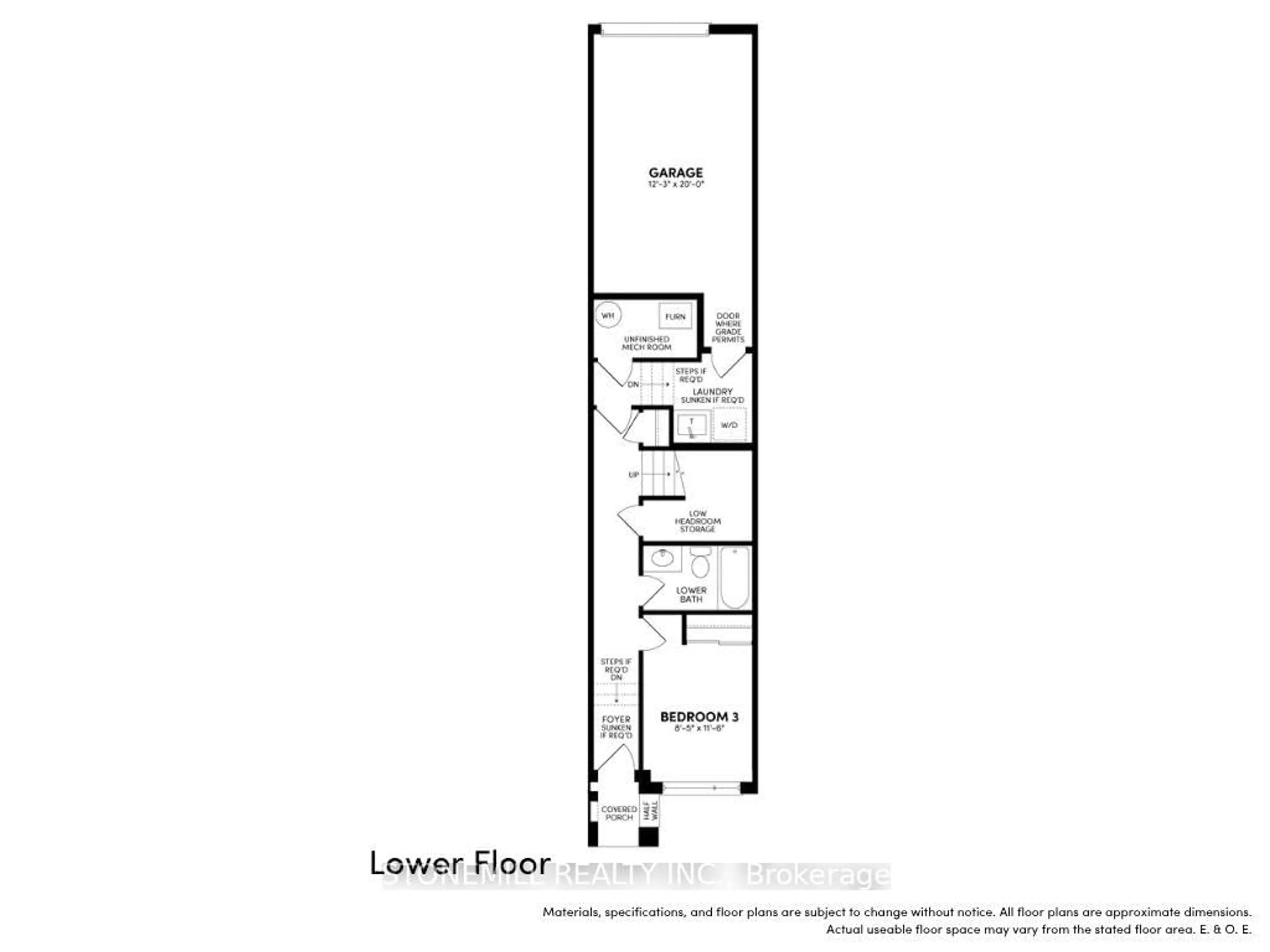 Floor plan for 2956 Grey Fox Lane, Pickering Ontario L1X 0P3